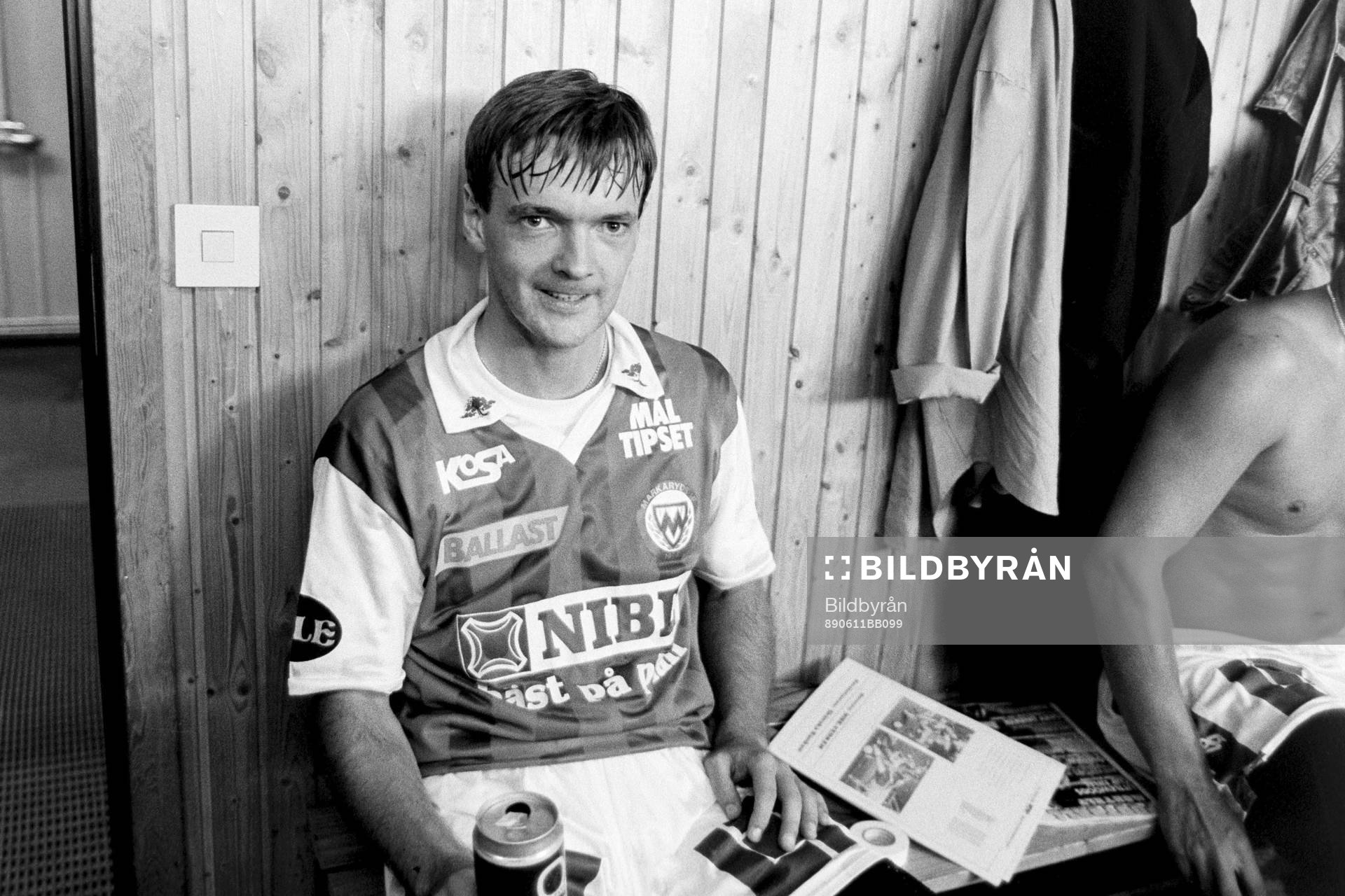 Markaryds målskytt Jim Tolmie