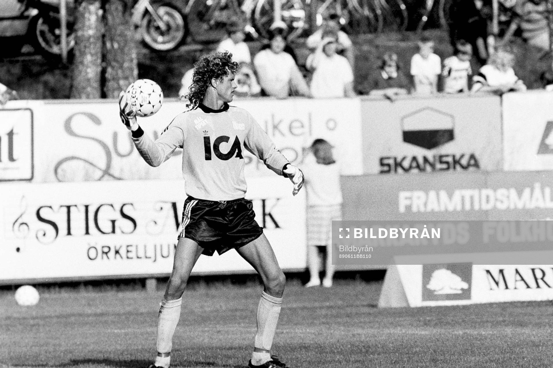 Fotboll, Div 1 Södra, Markaryd - Öster, 1-1: Pål Lundin, målvakt i Öster.