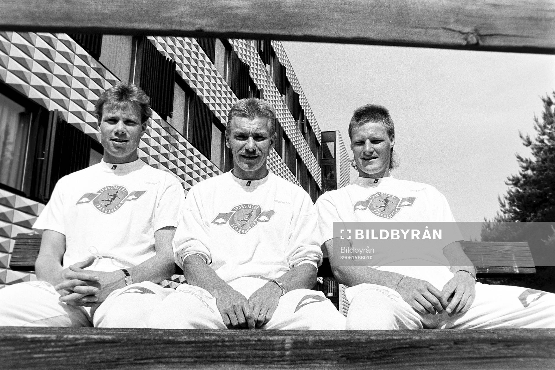 Lars Eriksson, målvakt, Jan Hellström och Peter Lönn