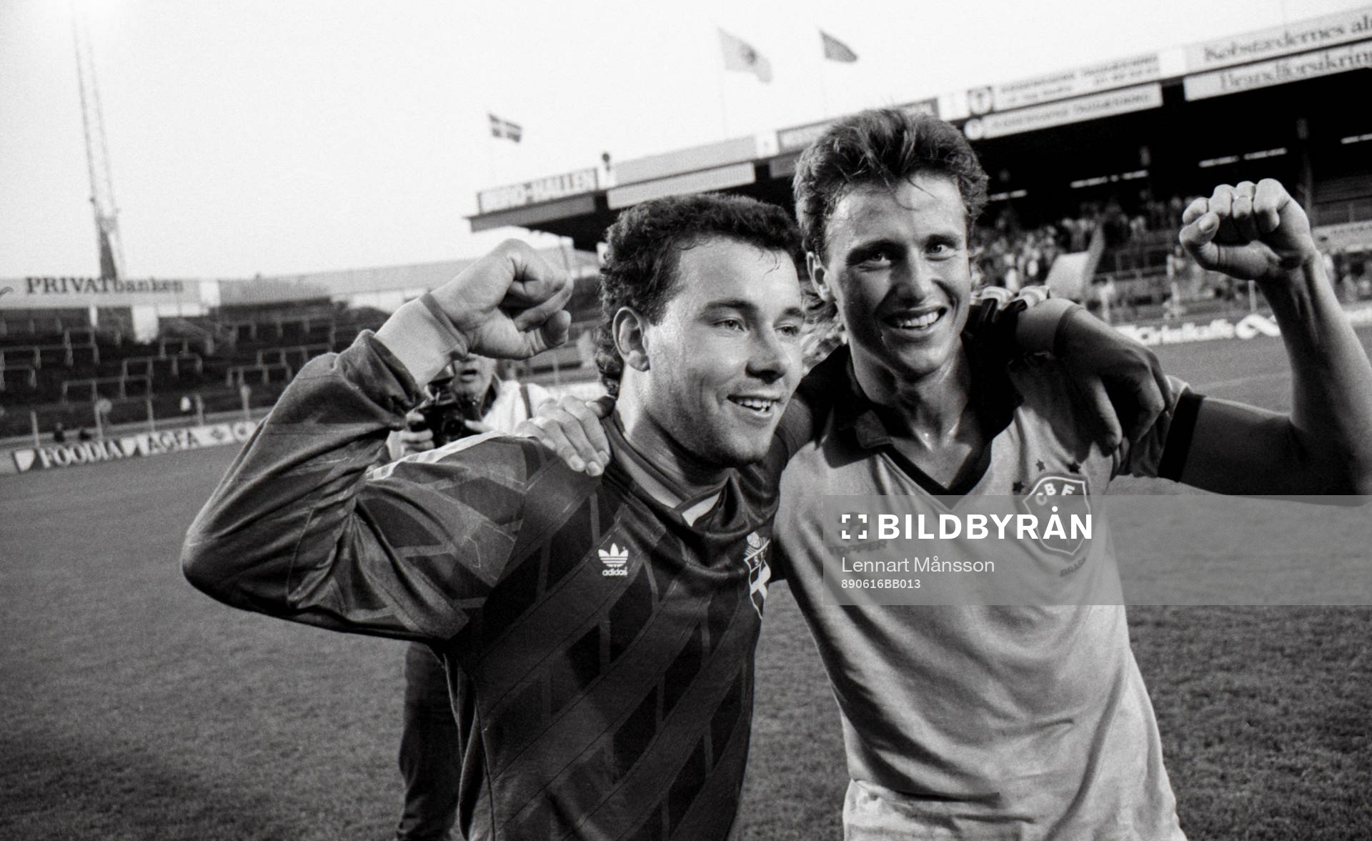 Stefan Rehn och Roger Ljung, jubel, glädje