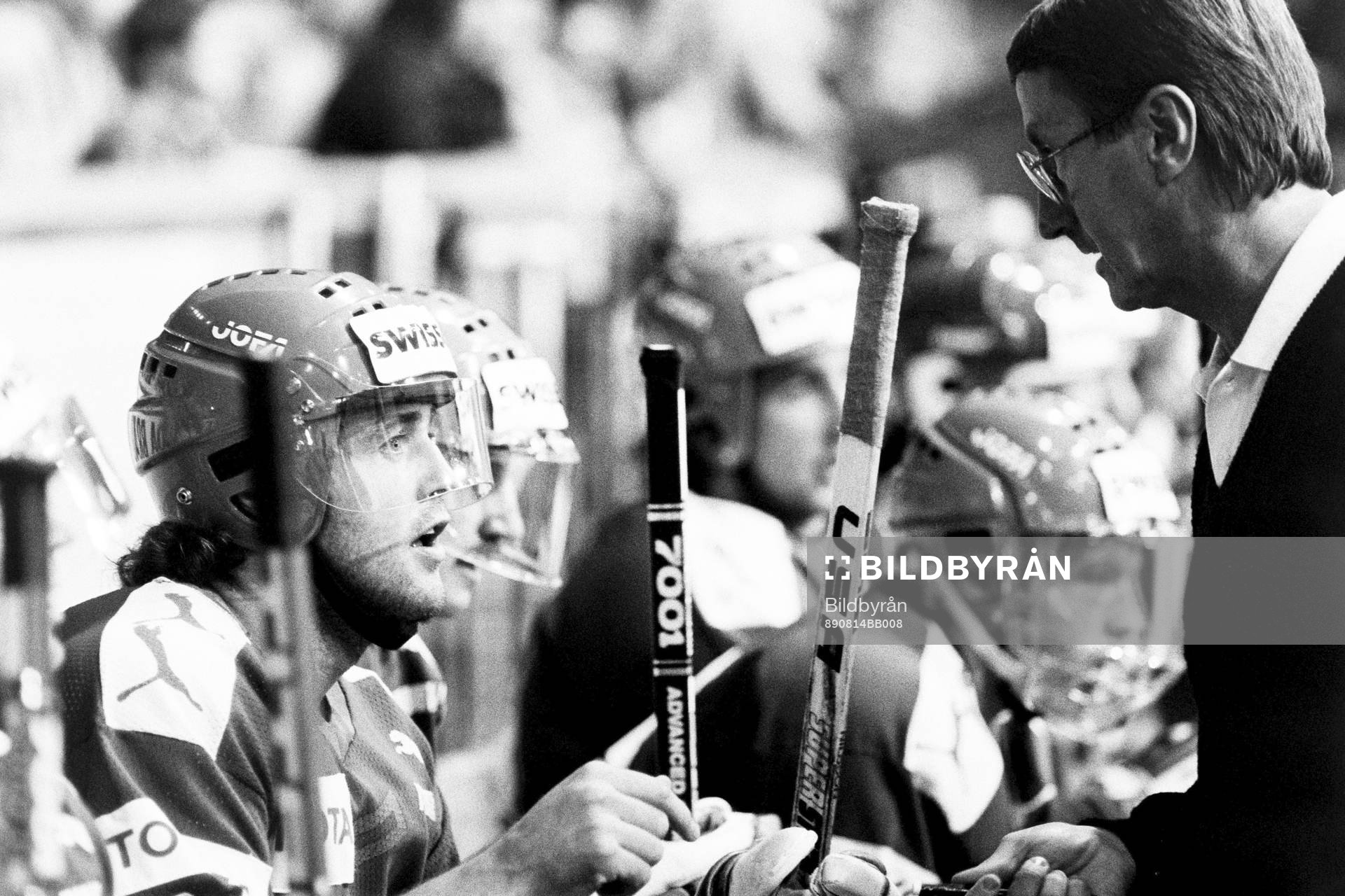 Kent Nilsson och Curt Lindström, tränare i Kloten
