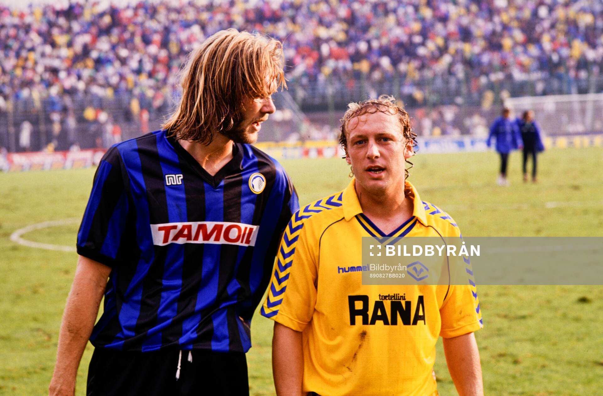 Atalanta’s Glenn Strömberg and Verona’s Robert Prytz