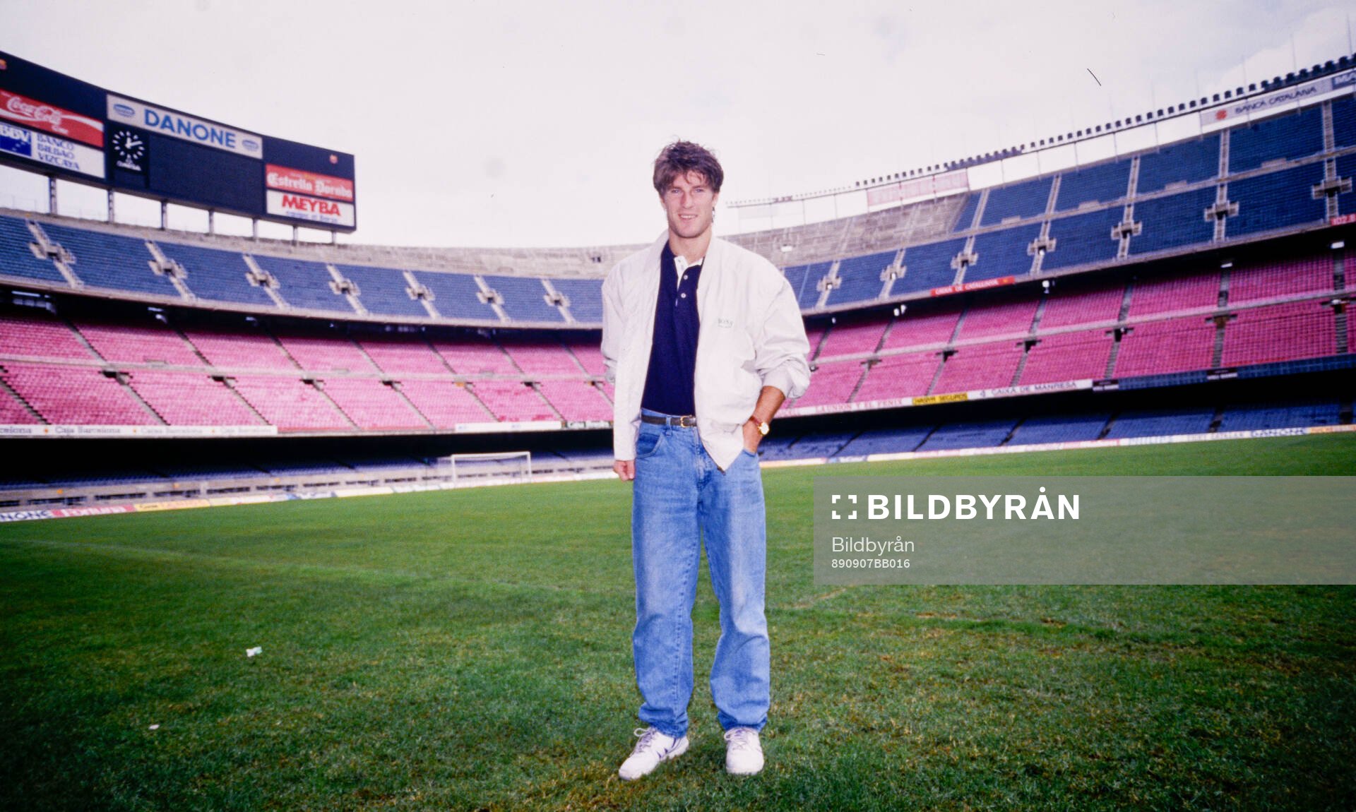 Michael Laudrup at Camp Nou