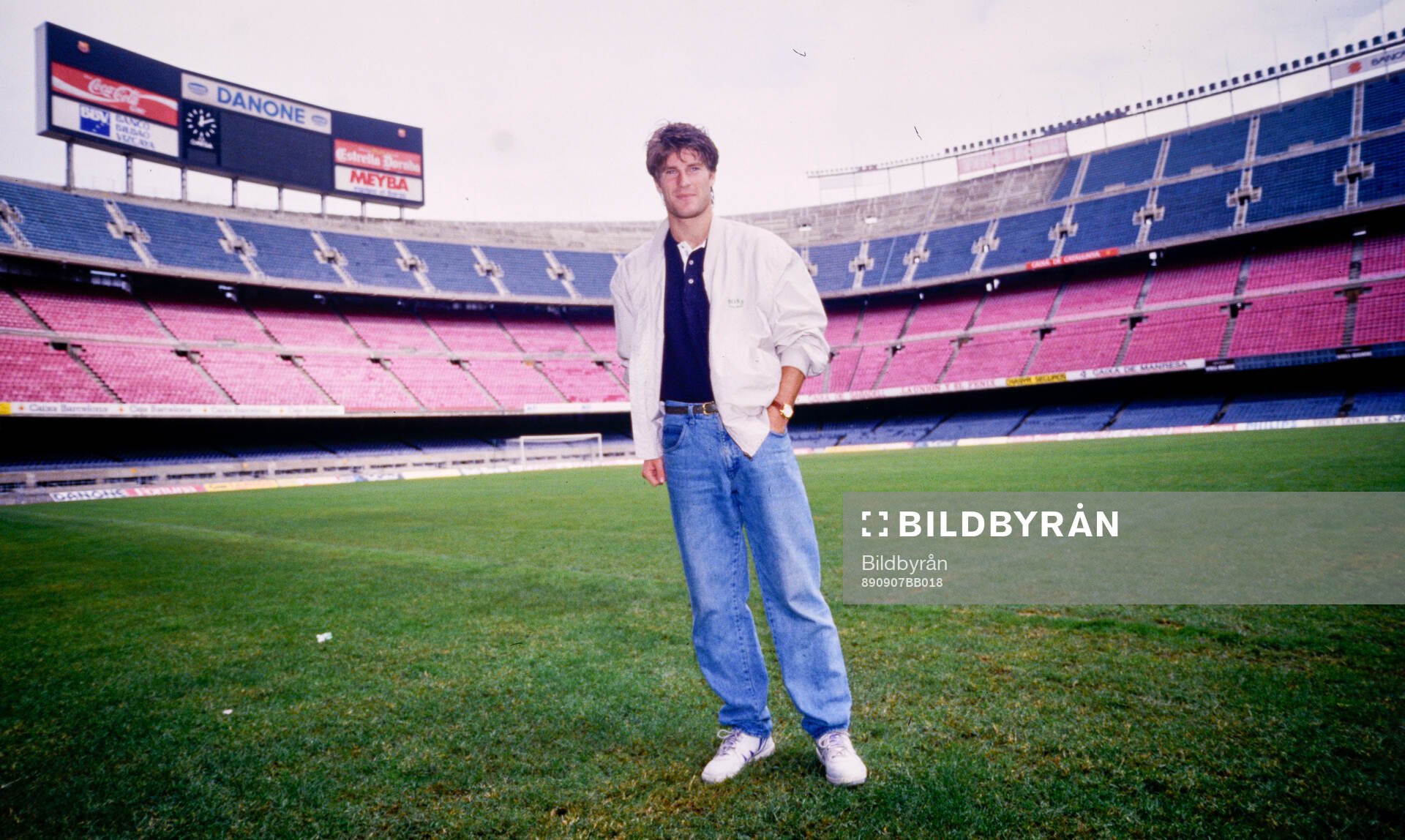 Michael Laudrup at Camp Nou