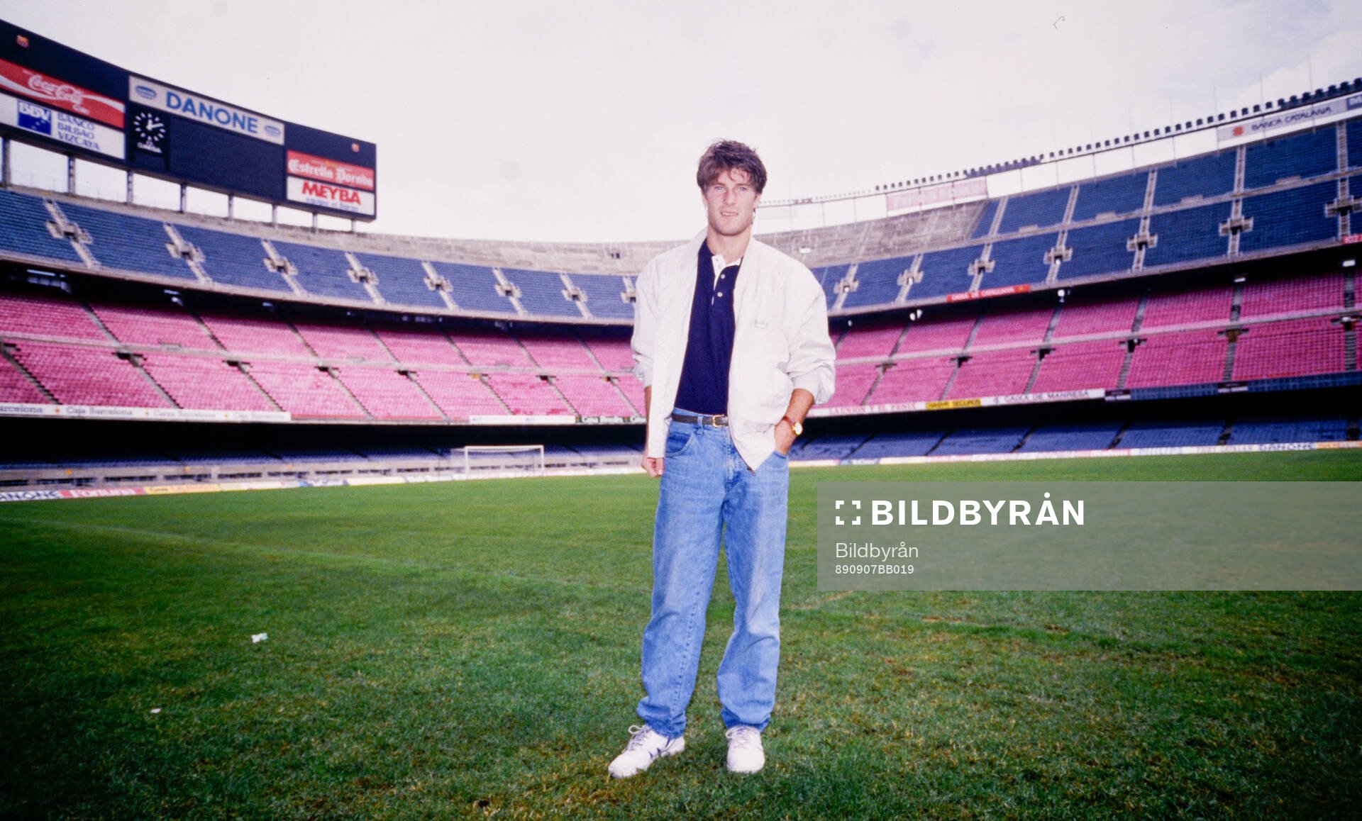 Michael Laudrup at Camp Nou