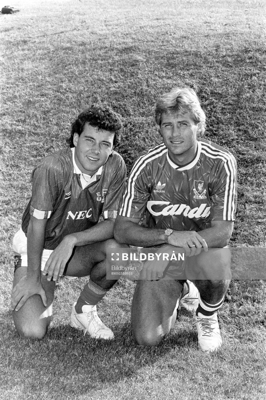Stefan Rehn, Everton och Glenn Hysén, Liverpool