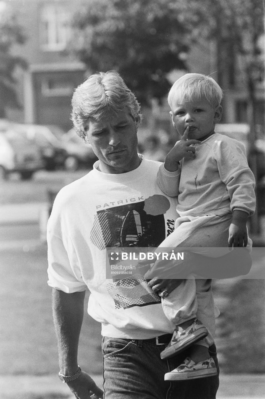 Glenn Hysén med sonen Alexander