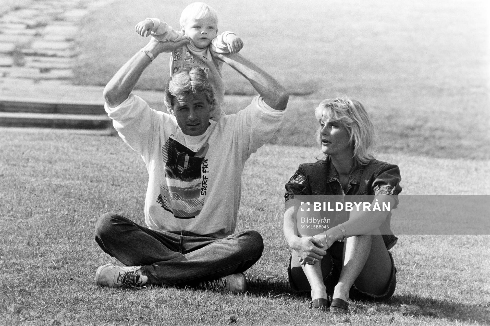  Glenn och Helena Hysén och sonen Alexander