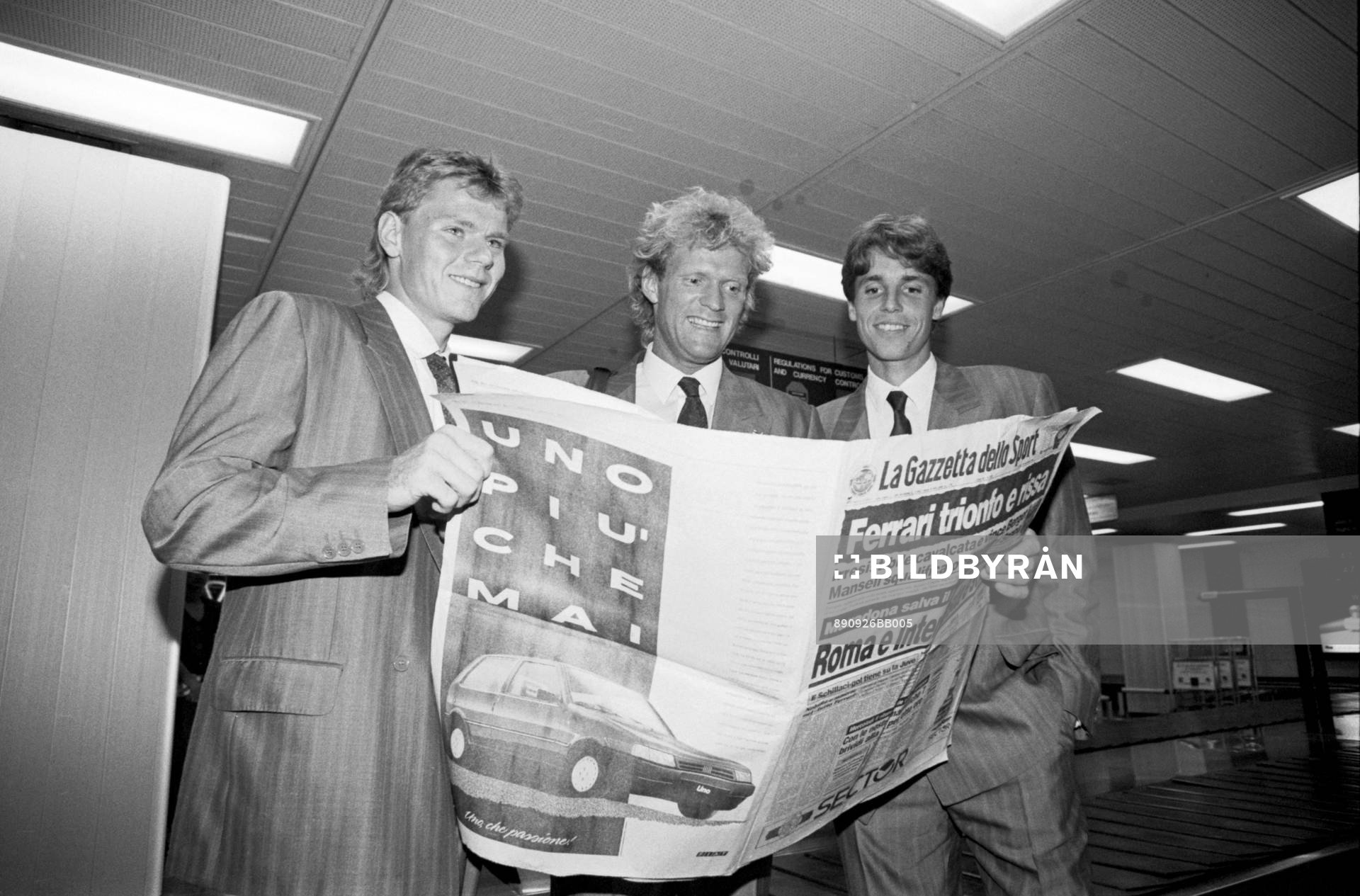Joakim Nilsson, Håkan Lindman och Per Ågren läser