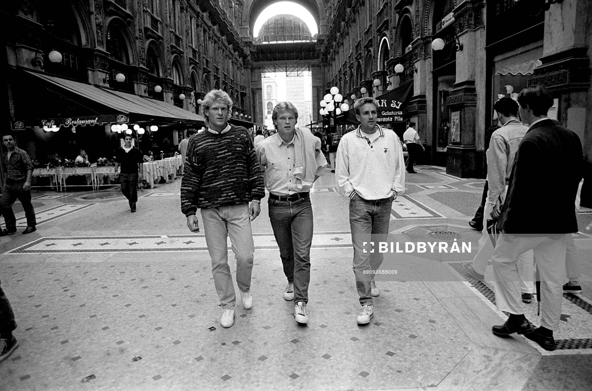 Håkan Lindman, Leif Engqvist och Törbjörn Persson på