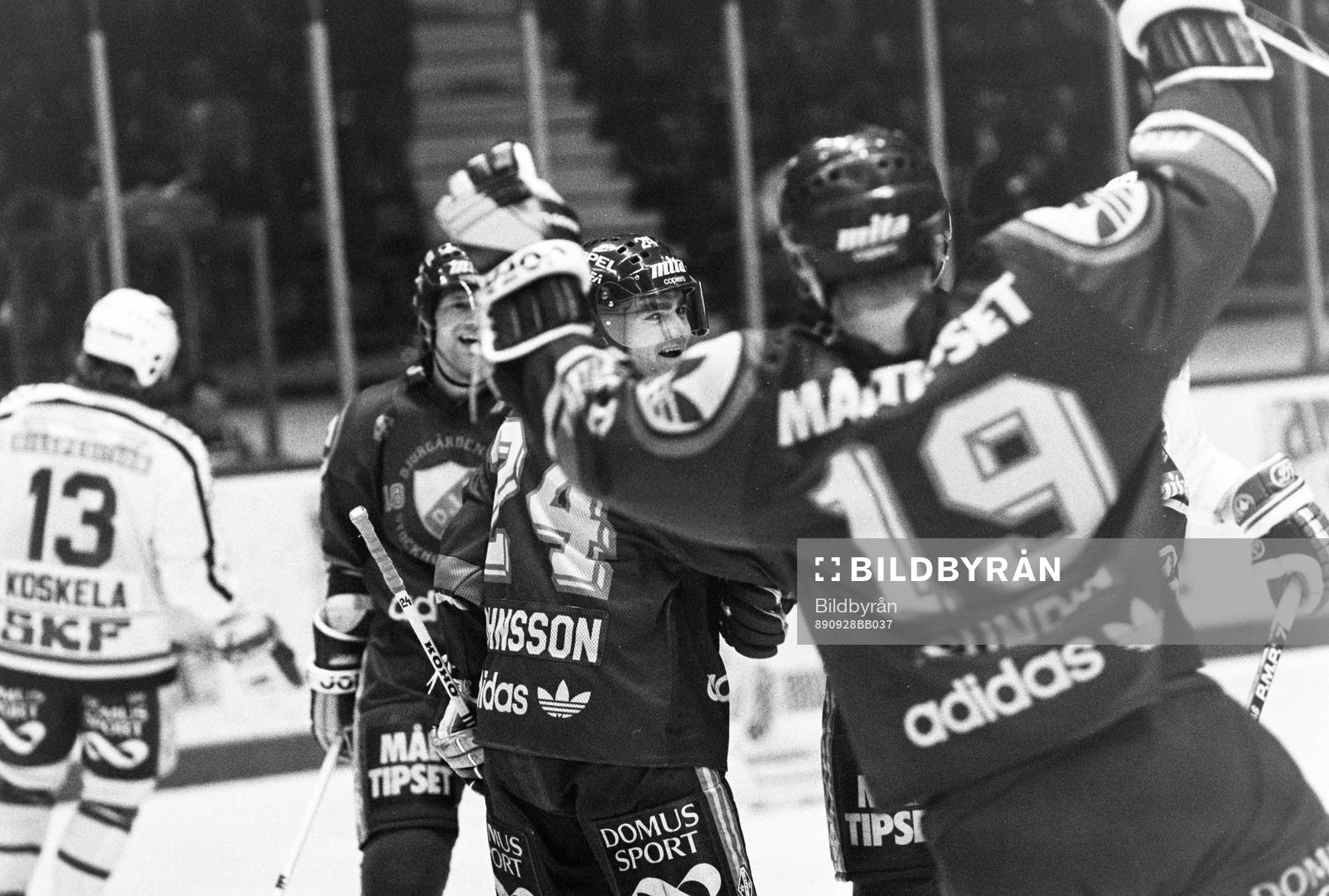 Anders Johnson och Mats Sundin, Djurgården jublar