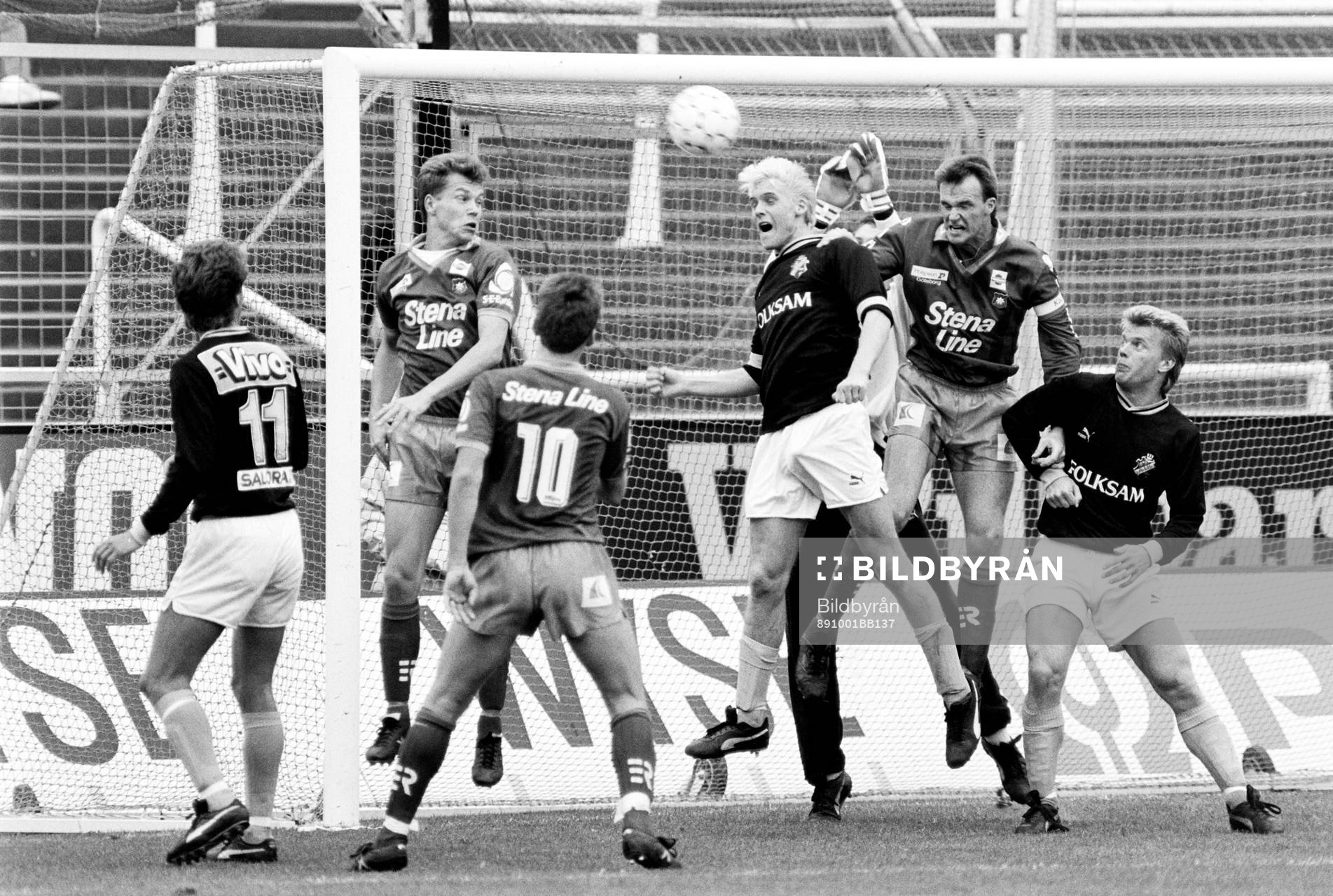 Situation framför Per Wikman, målvakt i AIK