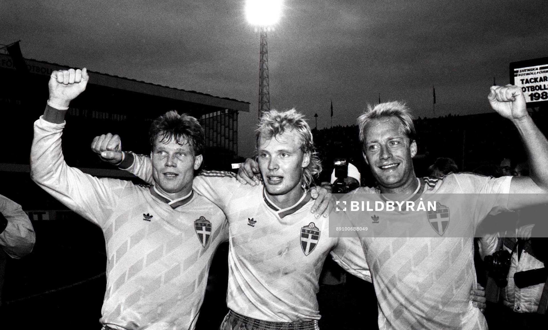 Leif Engqvist, Klas Ingesson och Mats Magnusson, Sverige,