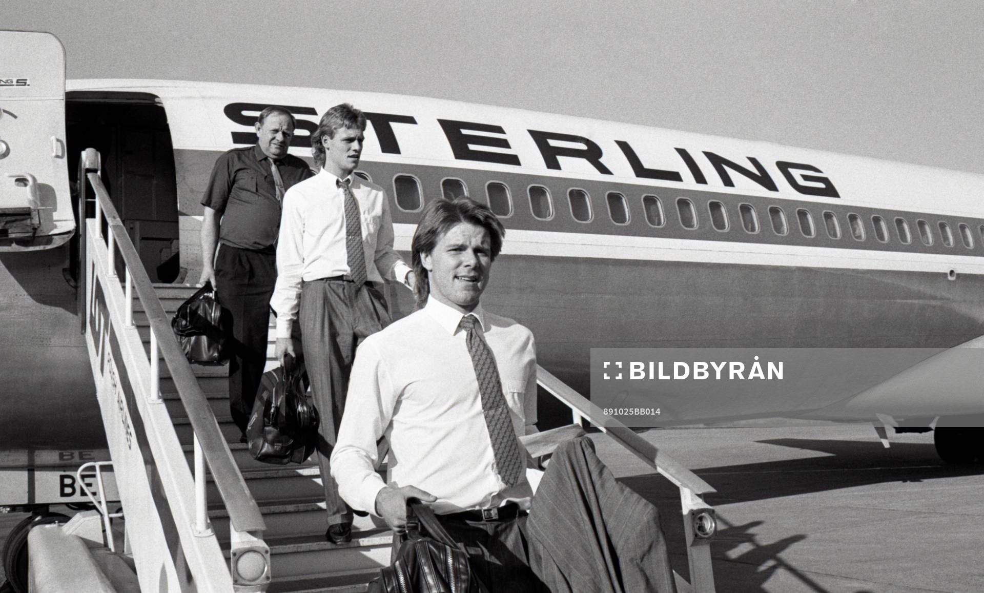 Sverige anländer med flyg