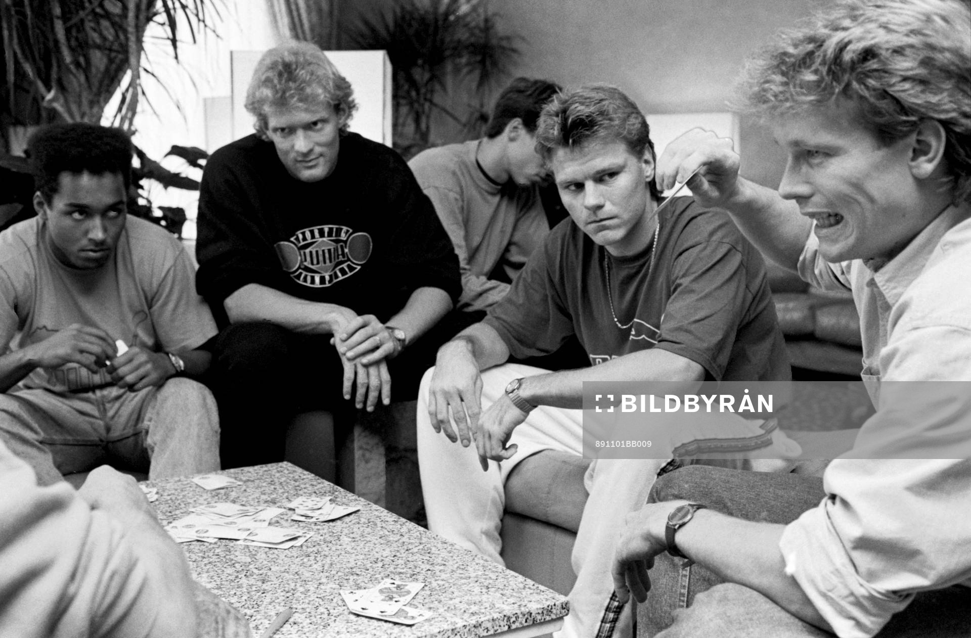 Martin Dahlin, Håkan Lindman, Joakim Nilsson och Leif