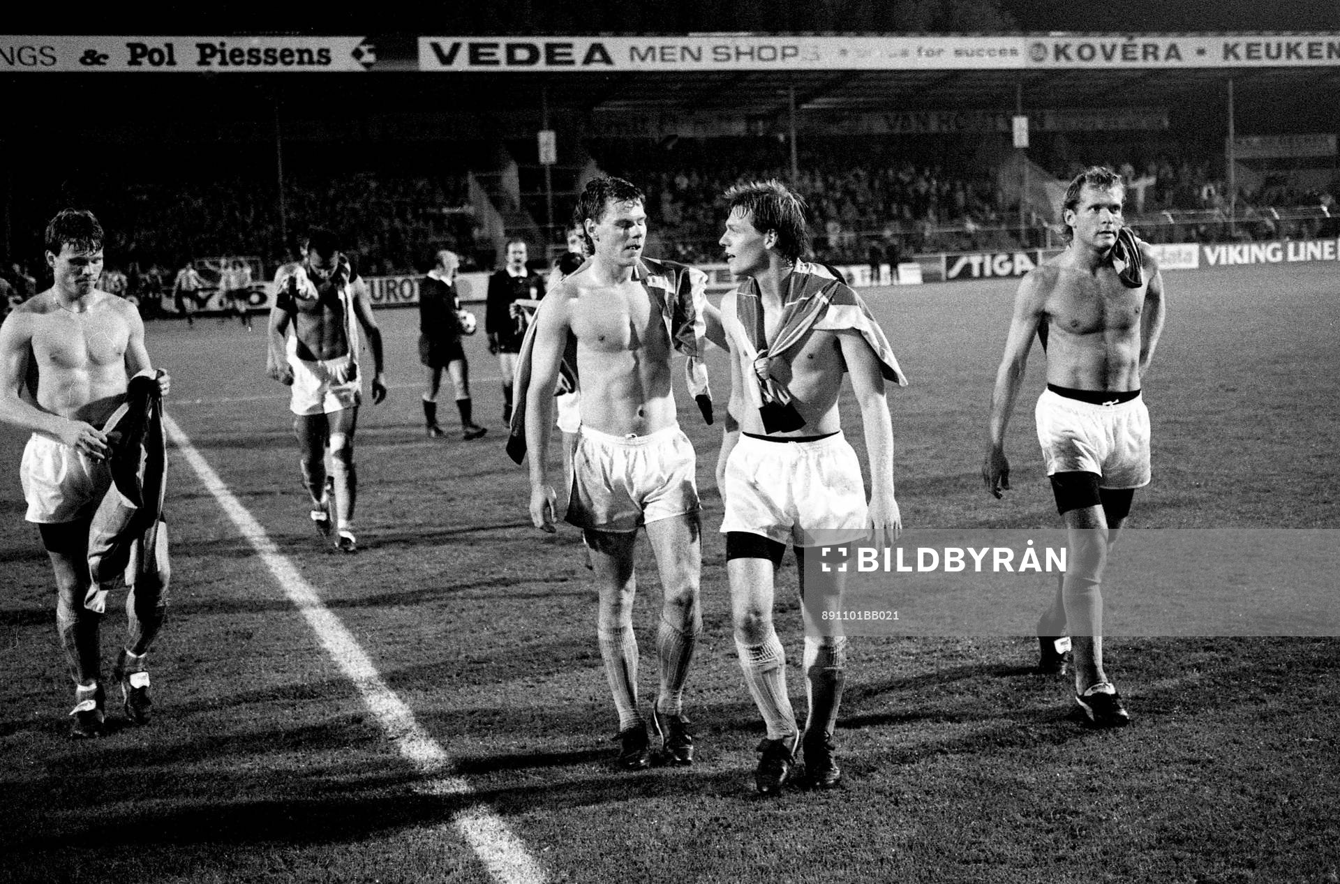 Leif Engqvist, Joakim Nilsson och Håkan Lindman deppar