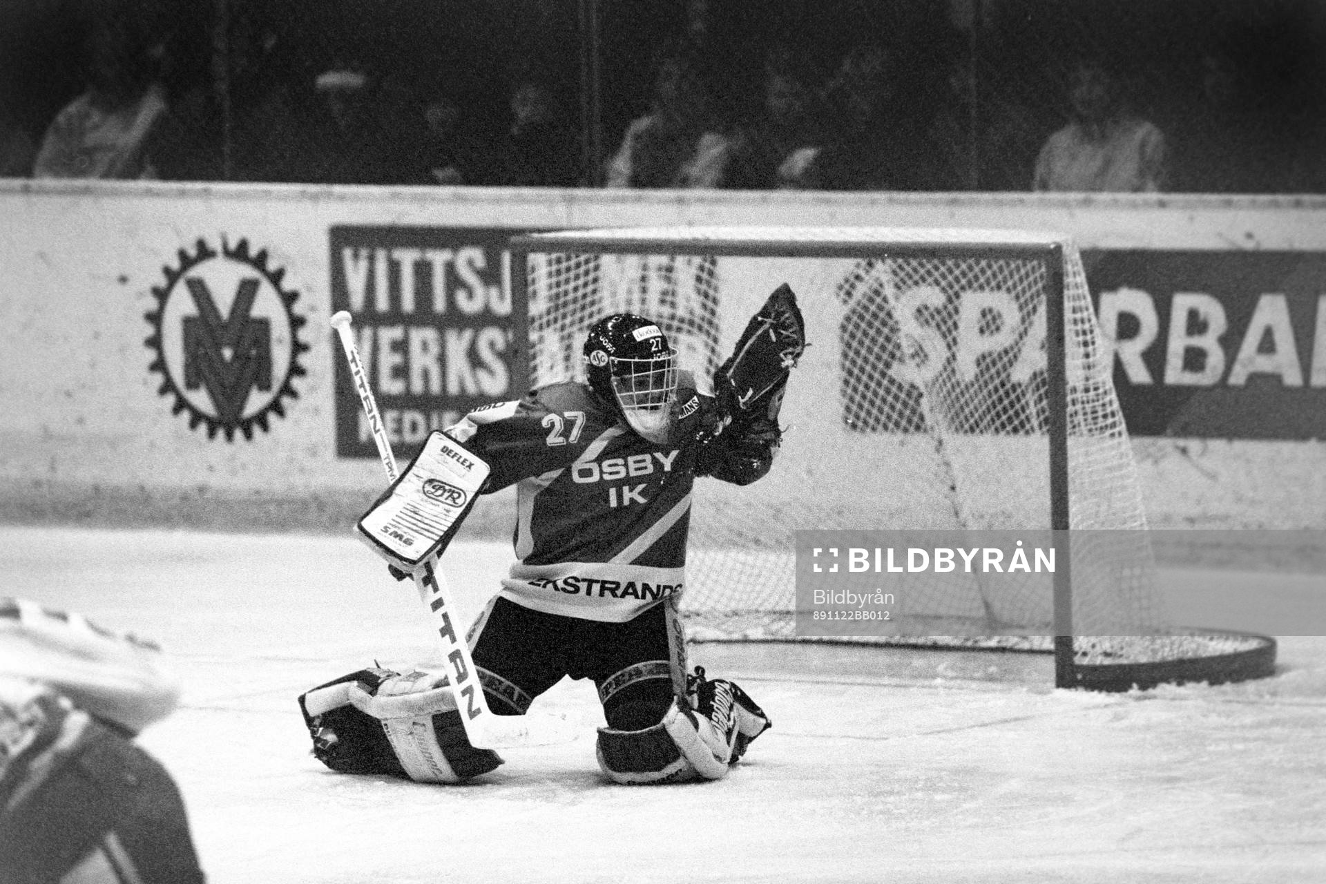 Lars Ekholm, målvakt i Osby
