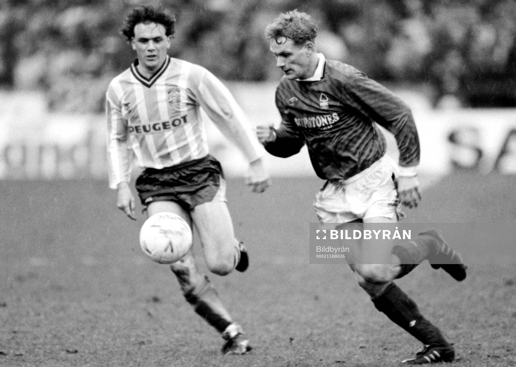 Football, League Cup, England 1989-1990, Semifinal, Nottingham Forest - Coventry: Thorvaldur Orlygsson of Nottingham Forest.