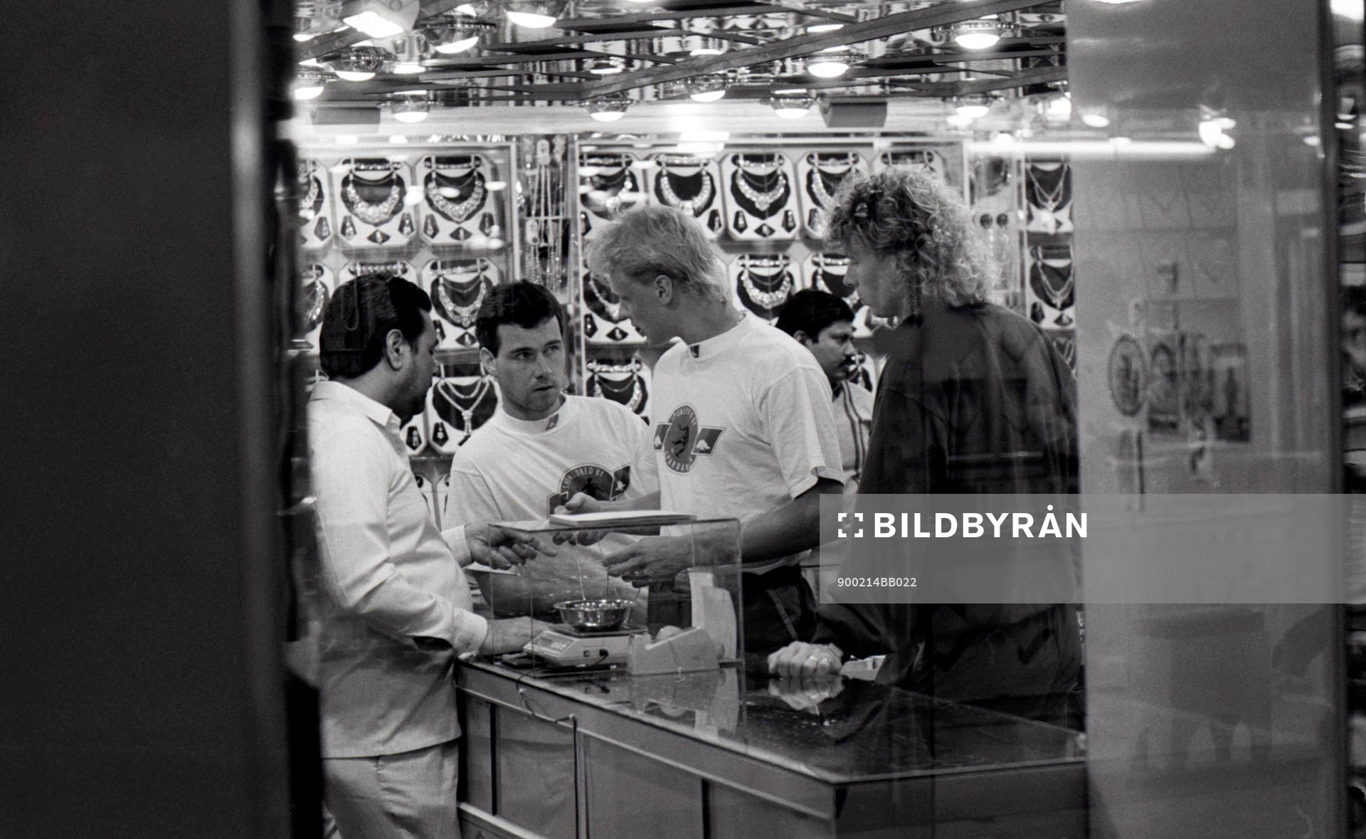 Stefan Rehn, Klas Ingesson och Johnny Ekström shoppar