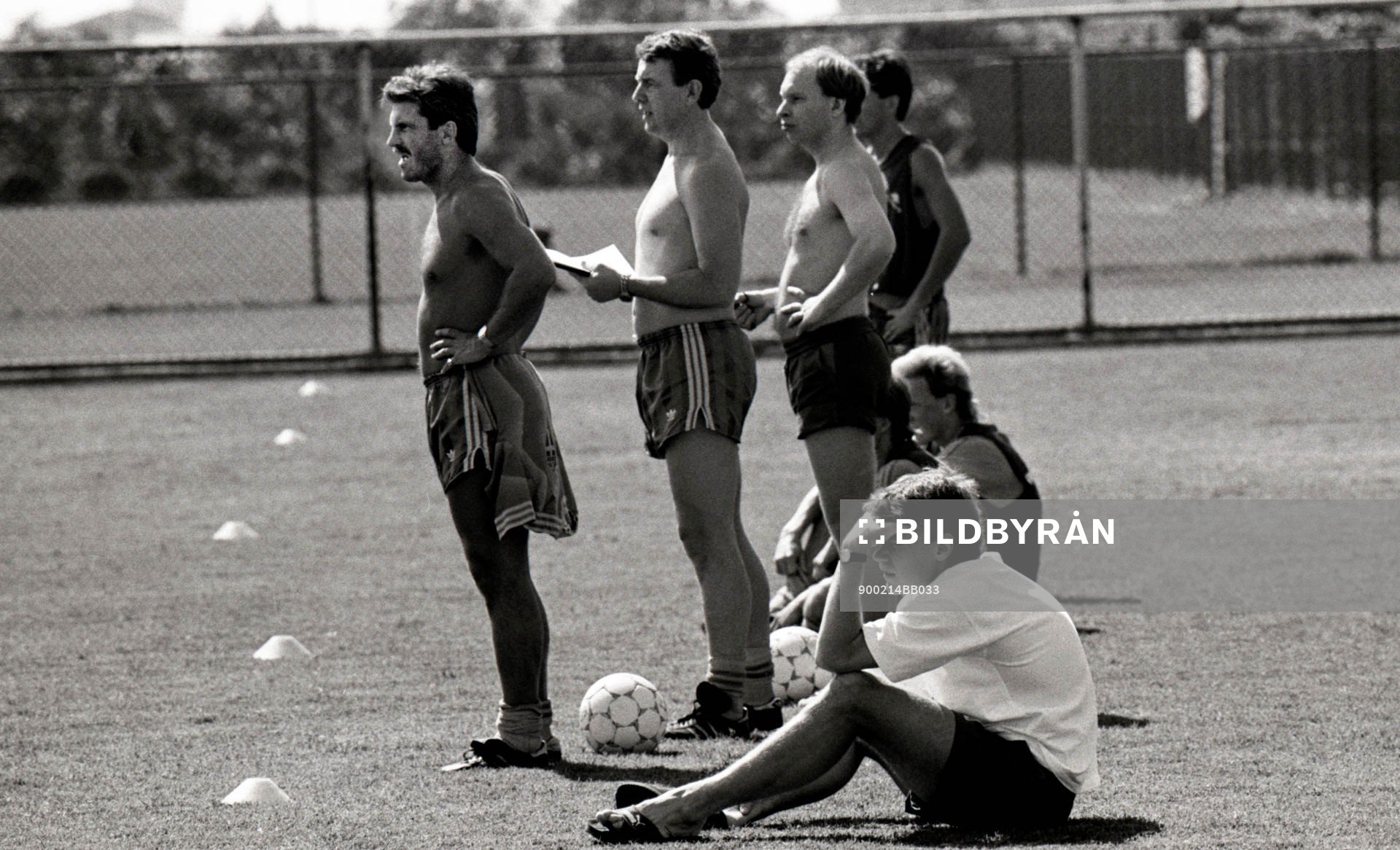Olle Nordin, förbundskapten, Sven Andersson, målvakt och
