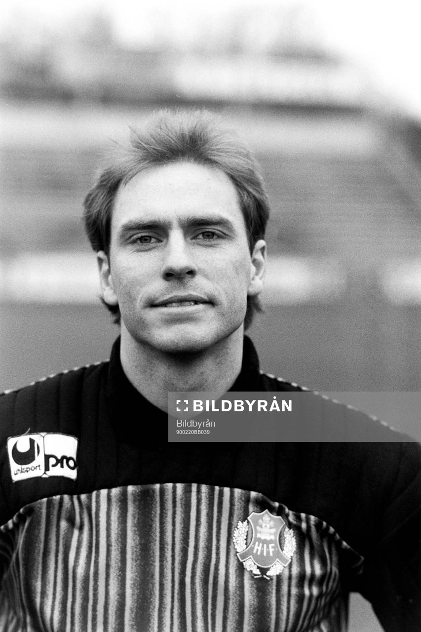 Fotboll, Div 1 Södra, Helsingborg: Stefan Karlsson, målvakt.