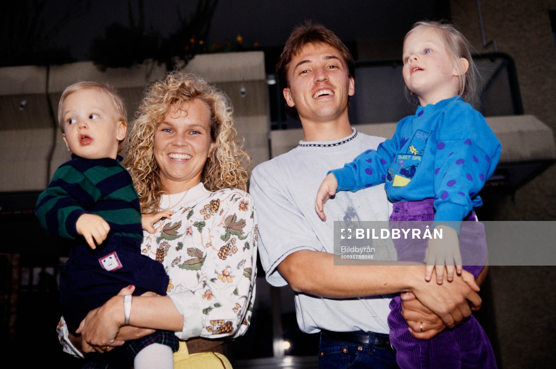 Mats Gren med sin familj