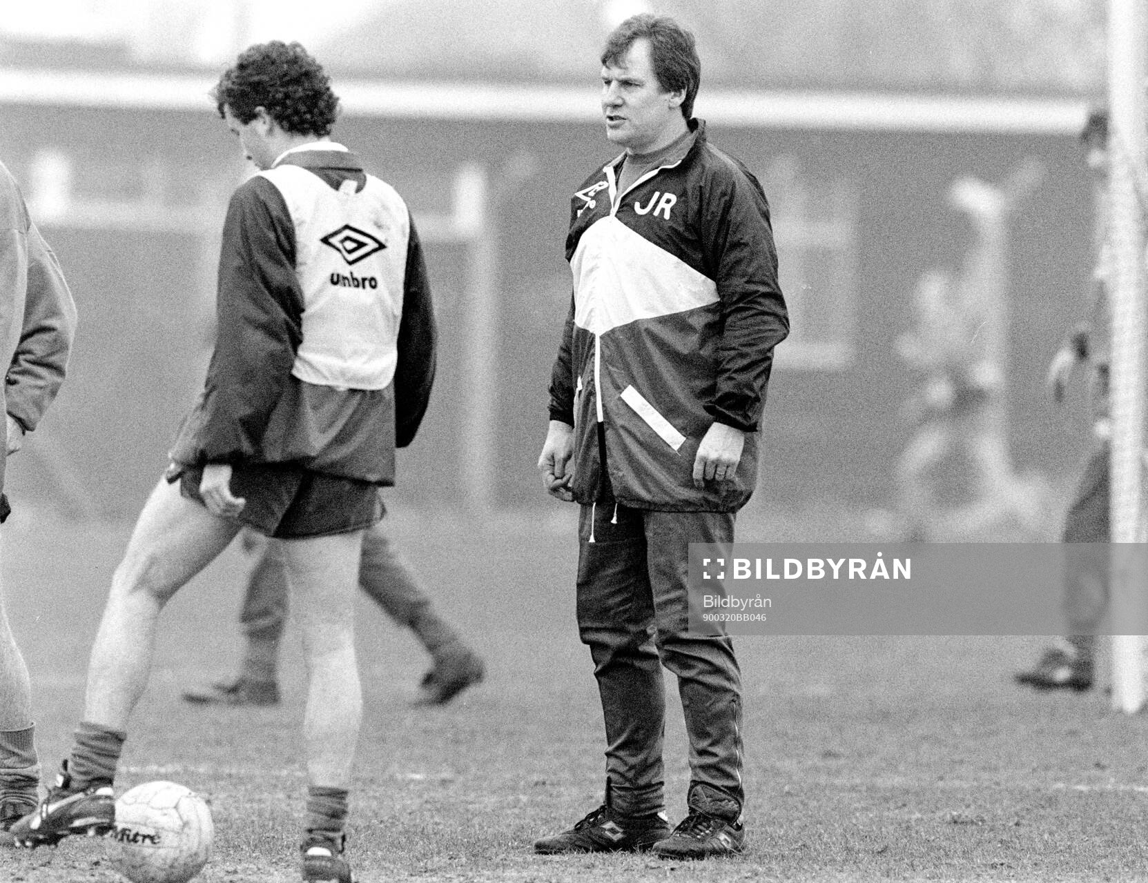 Football, Second Division, England 1989-1990, Oldham Athletic: Oldhams manager Joe Royle at the training ground.