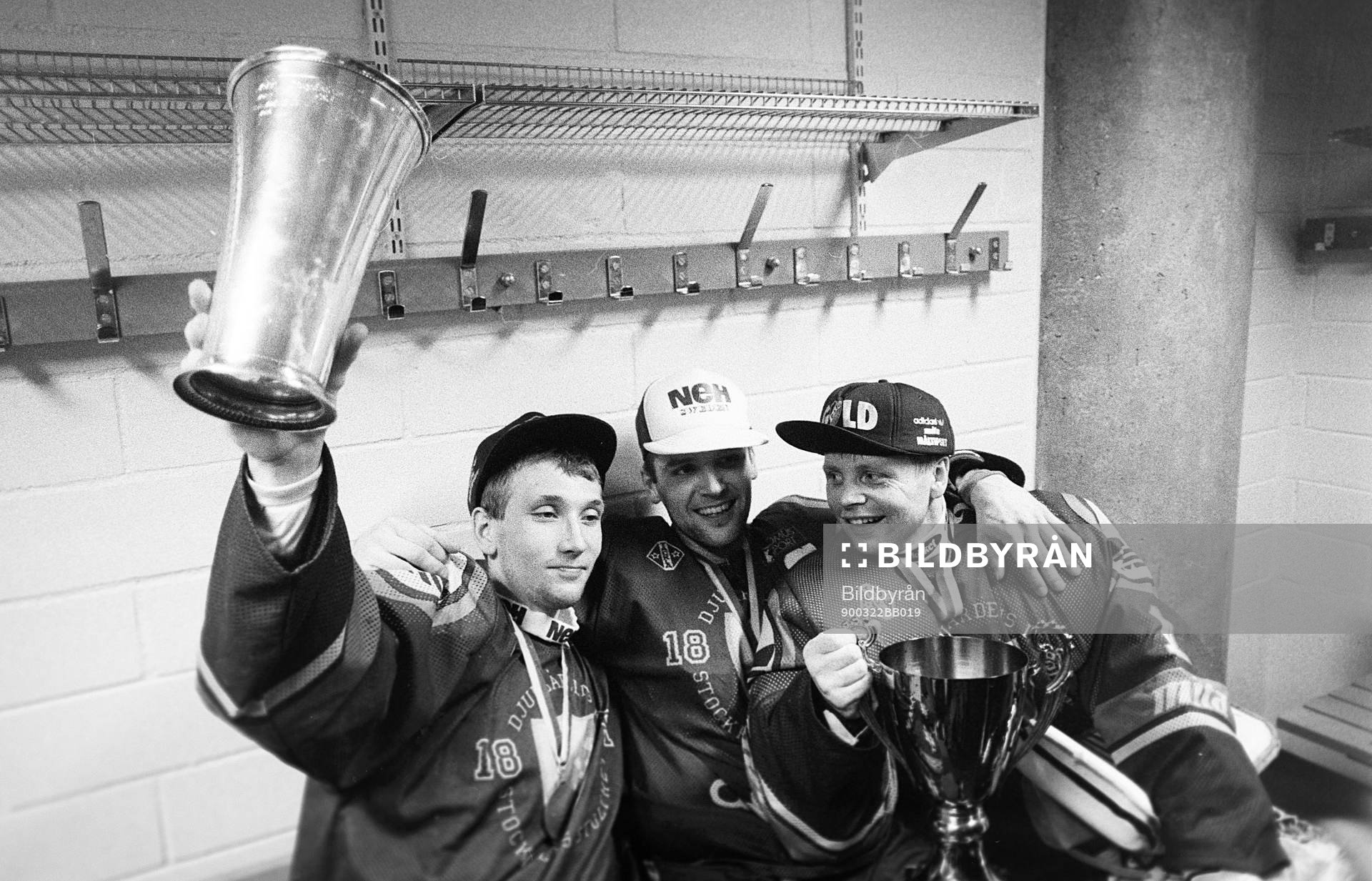 Mikael Johansson, Thomas Eriksson och Rolf Ridderwall,