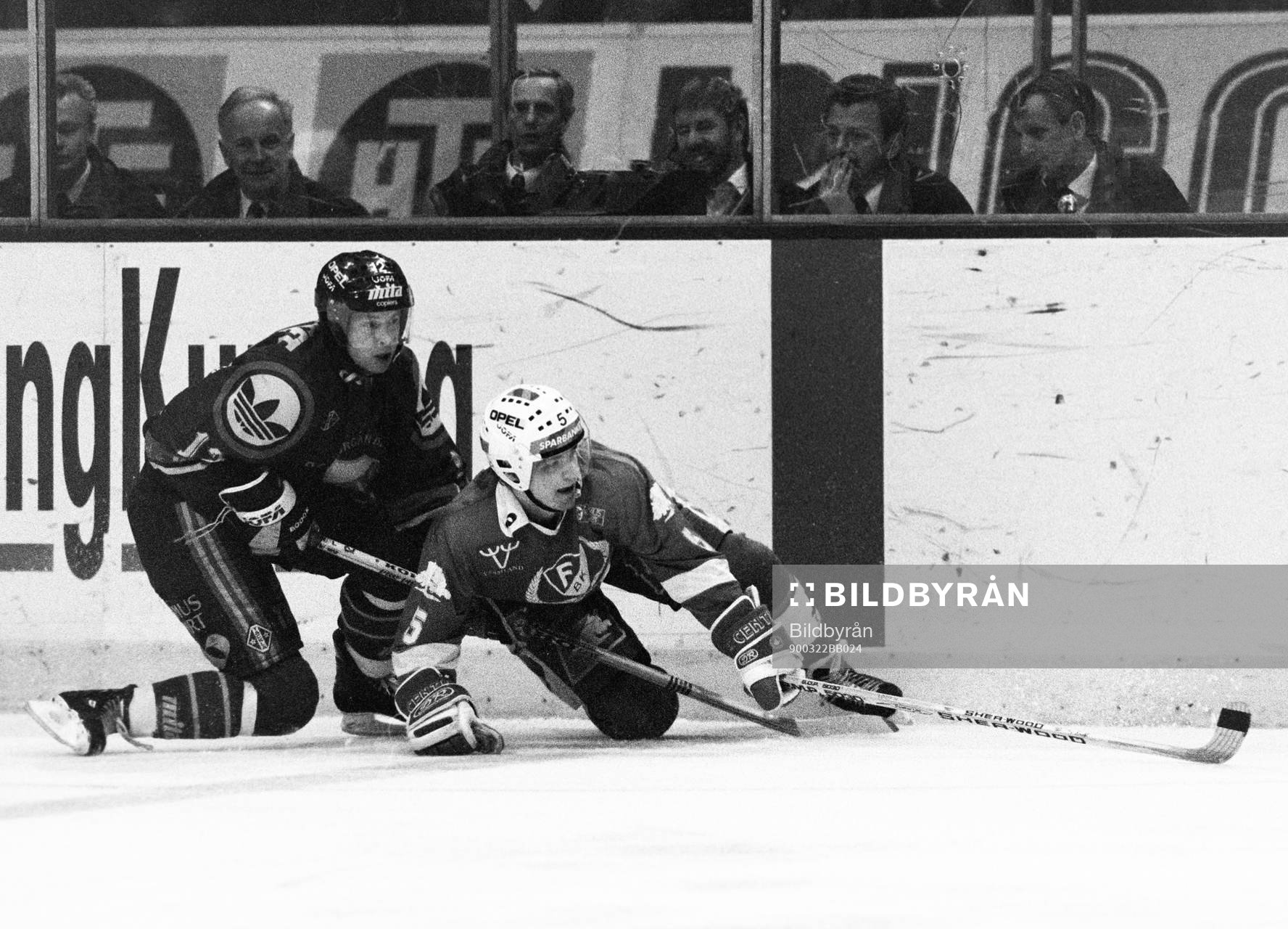 Peter Nilsson, Djurgården och Håkan Loob, Färjestad