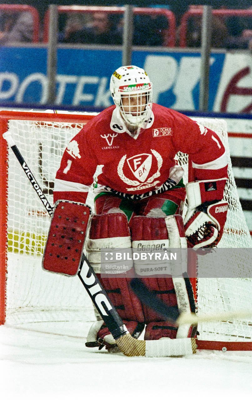 Anders Bergman, målvakt i Färjestad