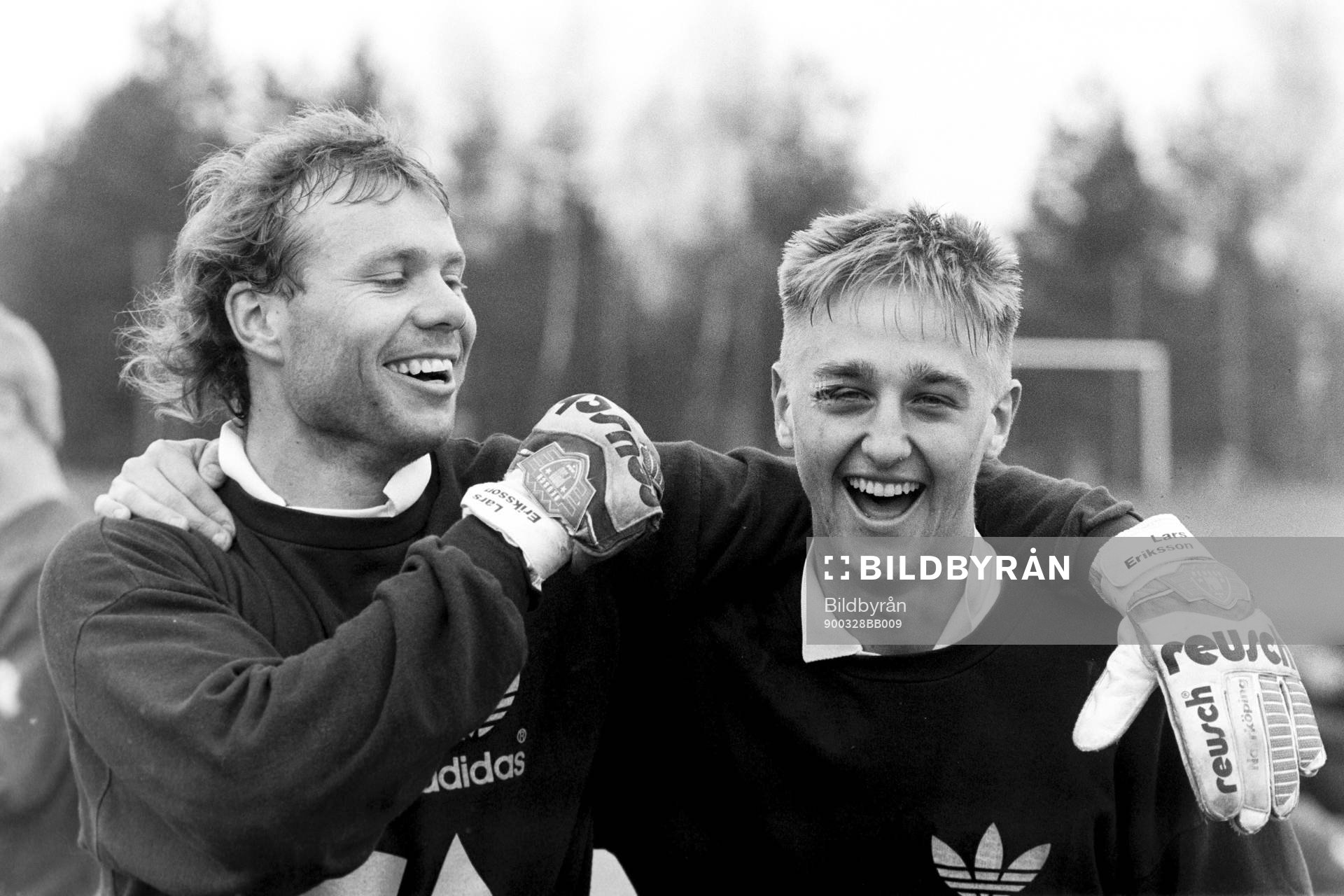 Lars Eriksson, målvakt och Joakim Larsson, målvakt,
