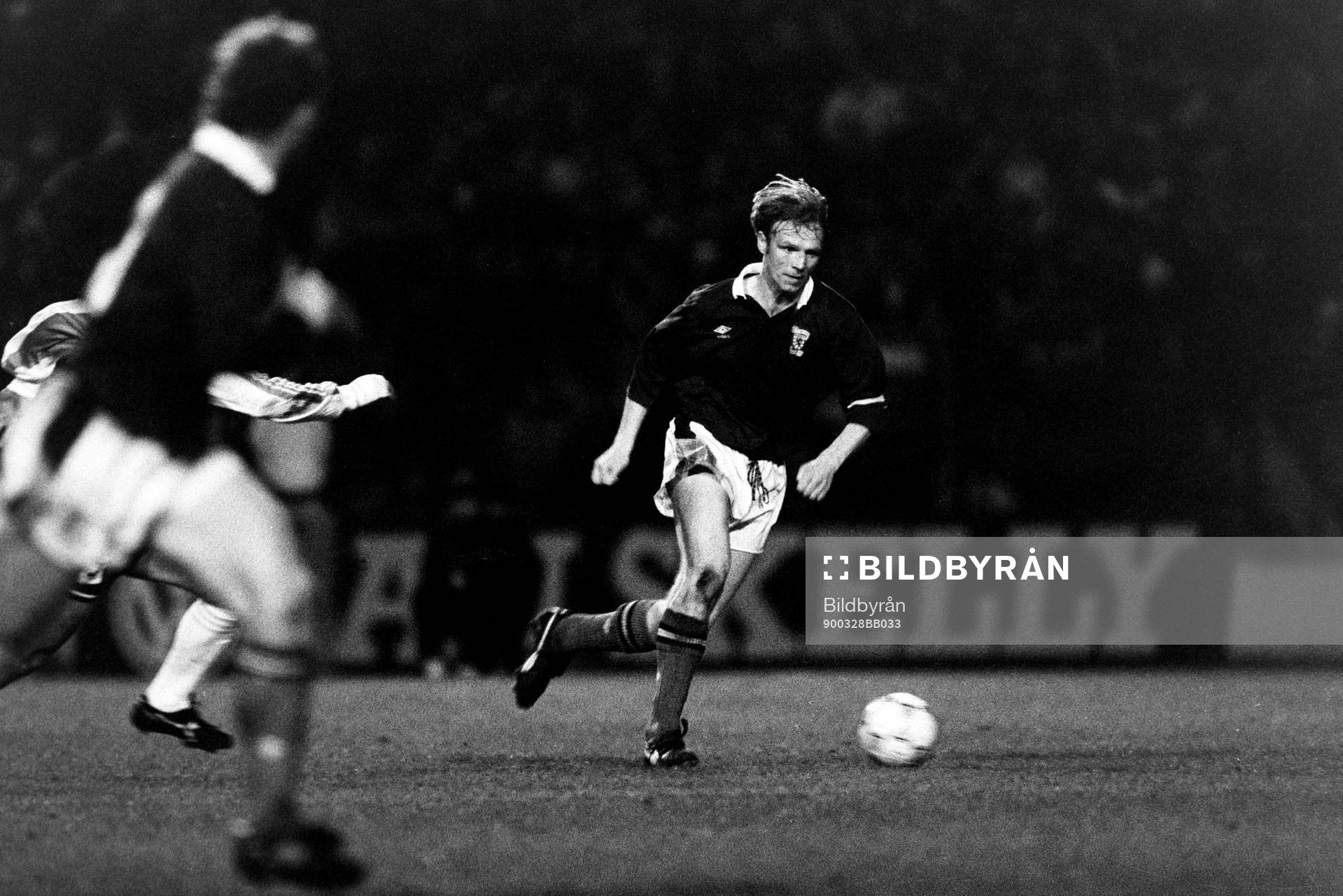 Fotboll, Skottland - Argentina, 1-0: Alex McLeish, Skottland.