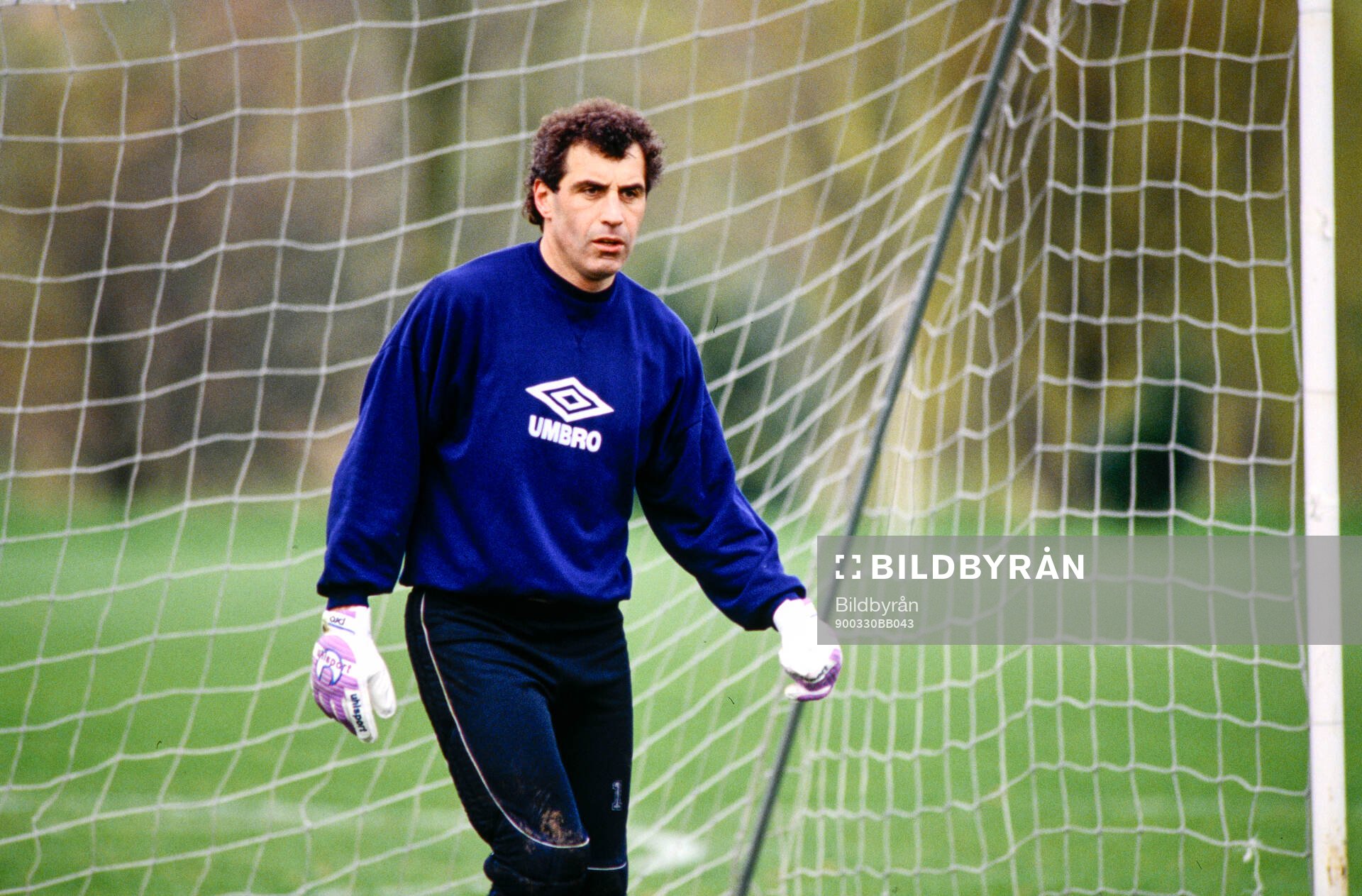 Peter Shilton. Football, FIFA World Cup 1990, England,