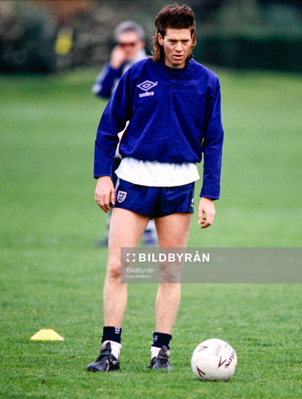 Chris Waddle. Football, FIFA World Cup 1990, England,