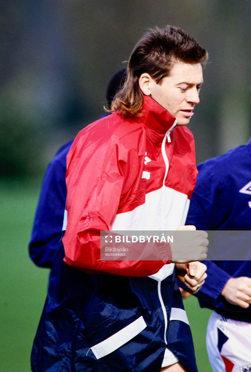 Chris Waddle. Football, FIFA World Cup 1990, England,