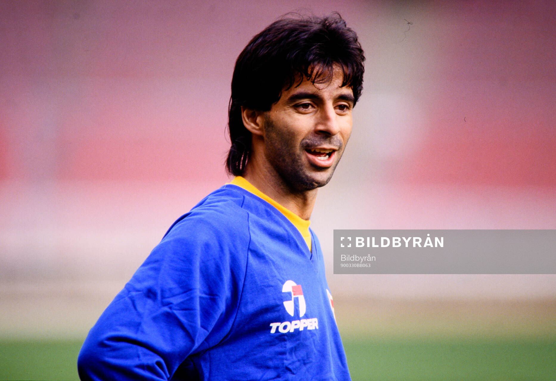 Mauro Galvao. Football, FIFA World Cup 1990, Brazil,