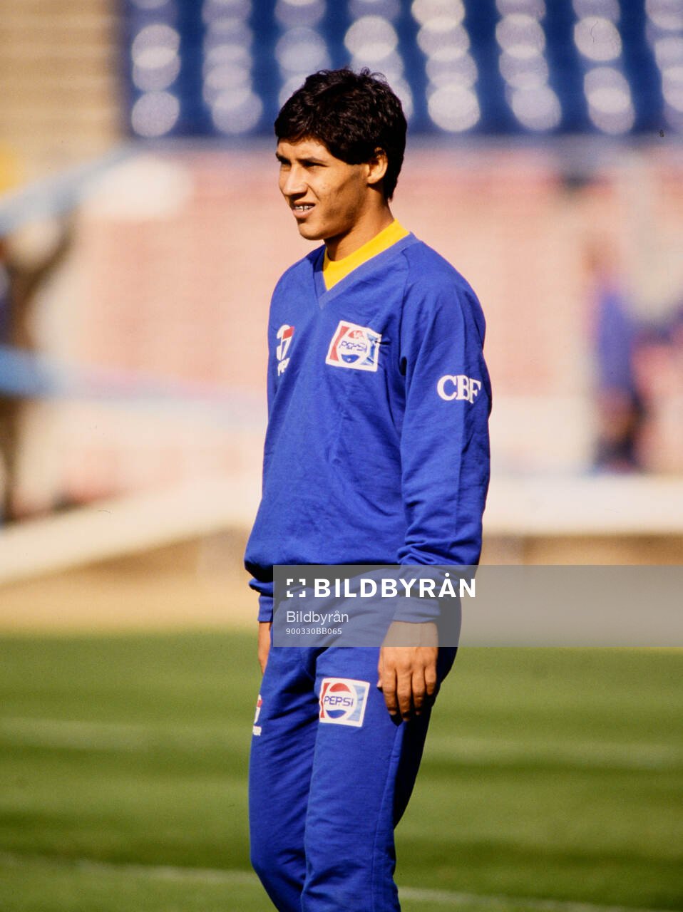 Bismarck. Football, FIFA World Cup 1990, Brazil, training
