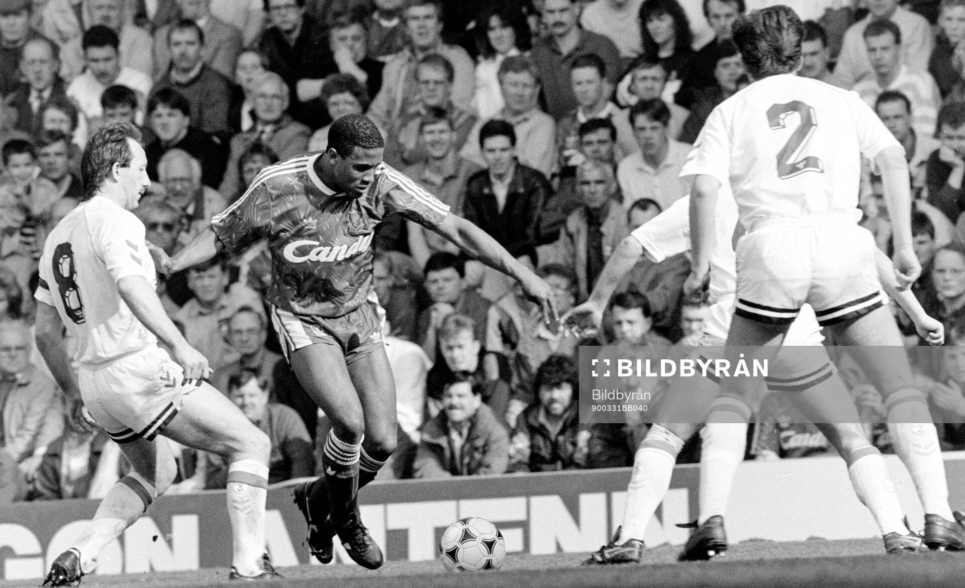 Football, England, Barclays League Division 1, Liverpool - Southampton: Liverpools John Barnes.