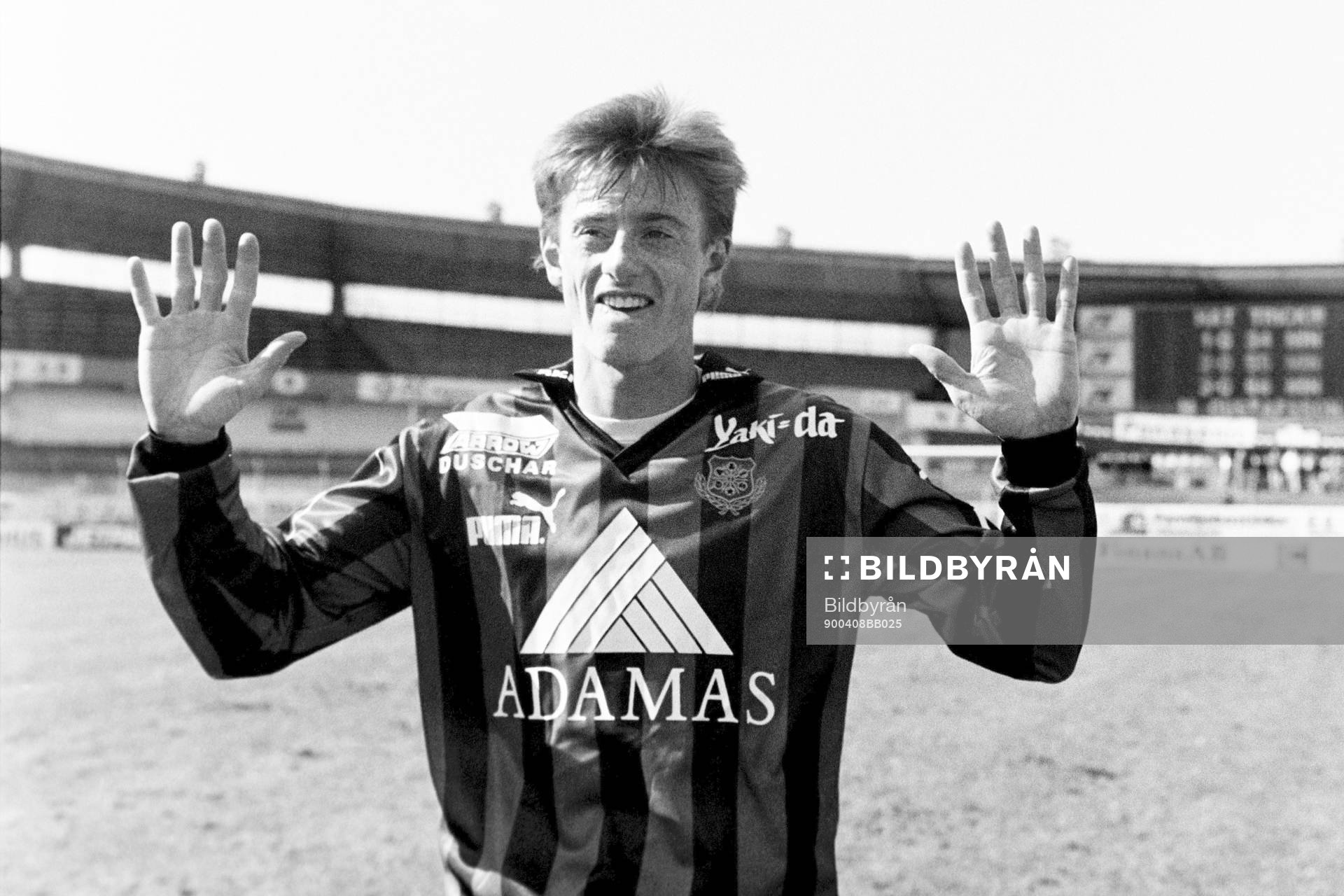 Magnus Gustafsson, Gais. Matchhjälte med sina ter mål.