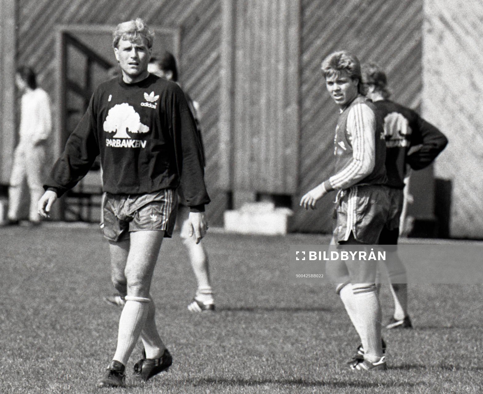 Glenn Hysén och Tomas Brolin