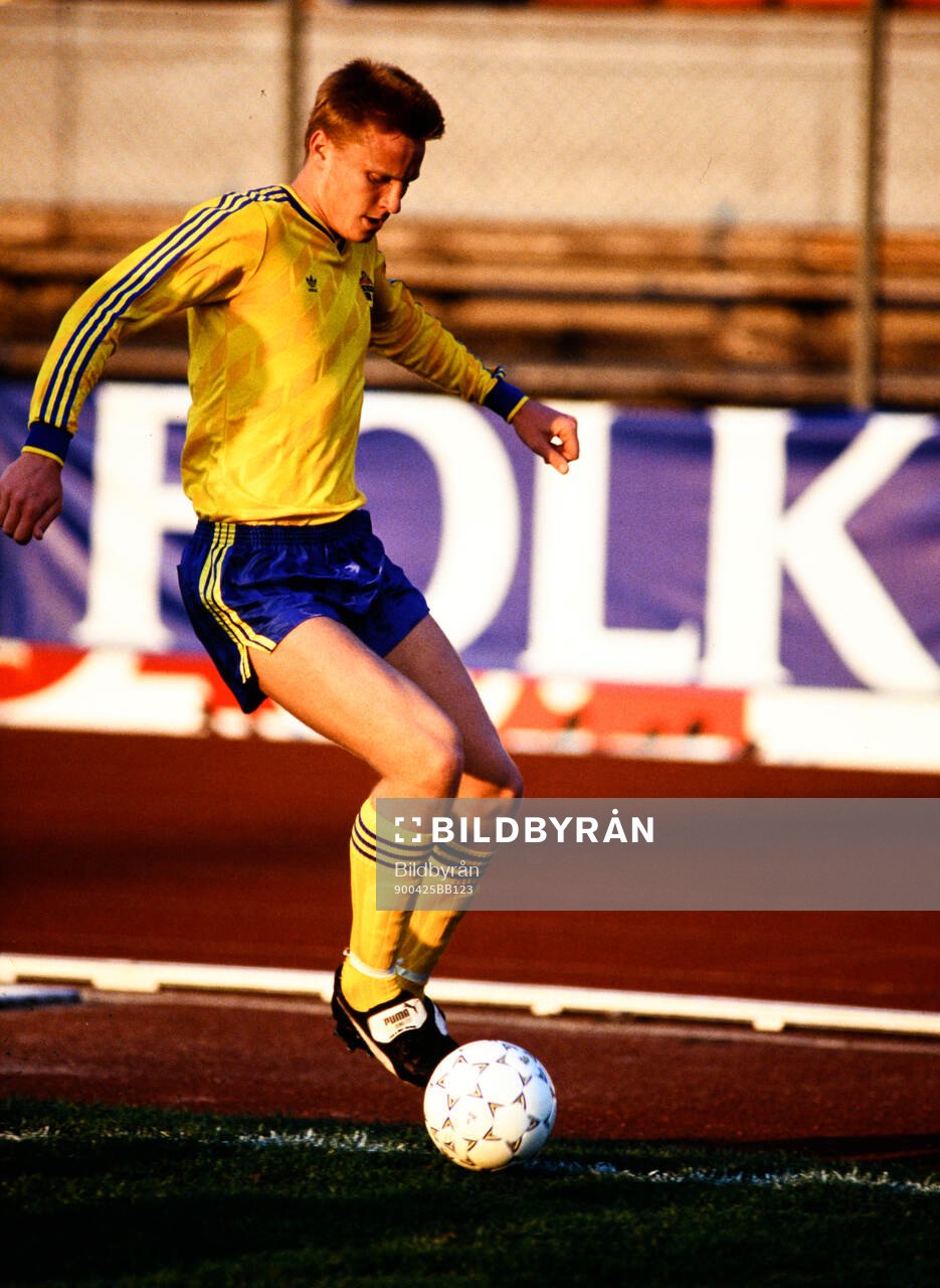 Fotboll, EM, U21, Sverige - Sovjet (Värendsvallen,