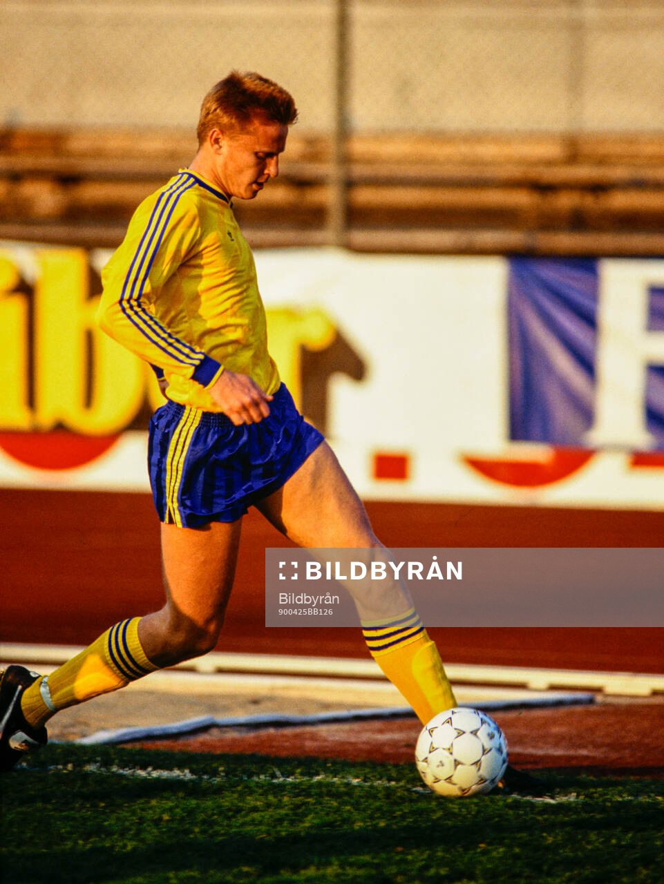 Fotboll, EM, U21, Sverige - Sovjet (Värendsvallen,