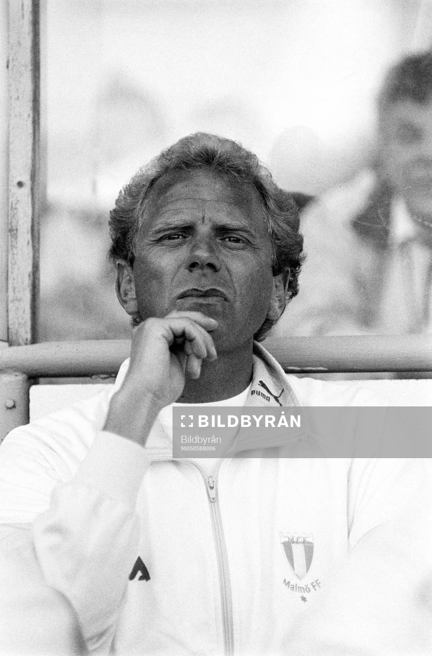 Bob Houghton, tränare i Malmö FF