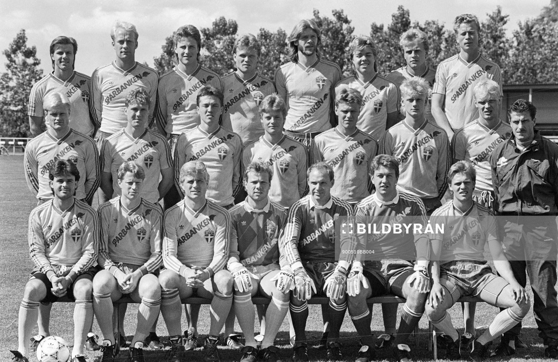 Bakre raden fr.v: Roland Nilsson, Mats Magnusson, Roger