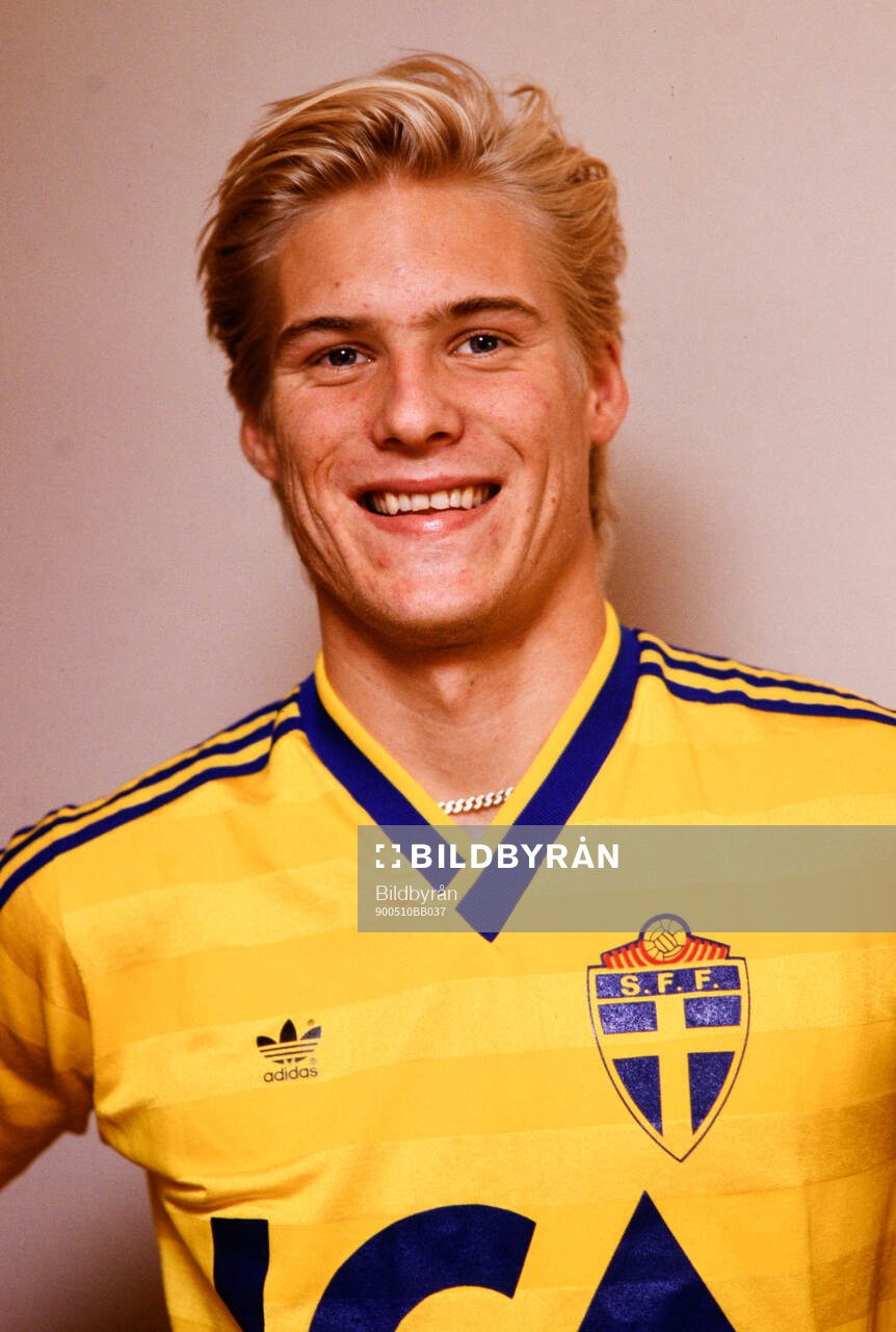 Fotboll, Sverige, U21 1990: Johan Mjällby.