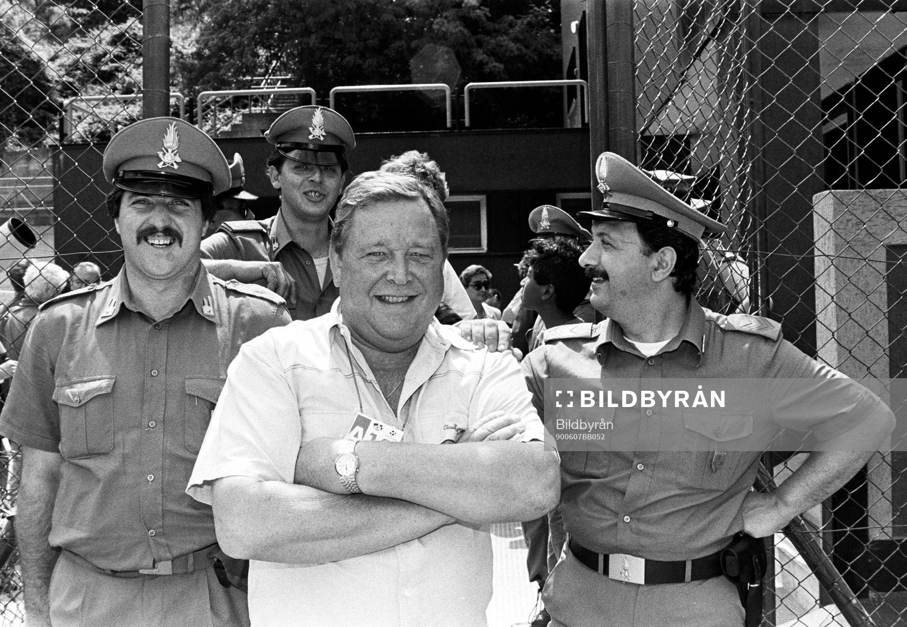 Lennart Johansson med tre poliser