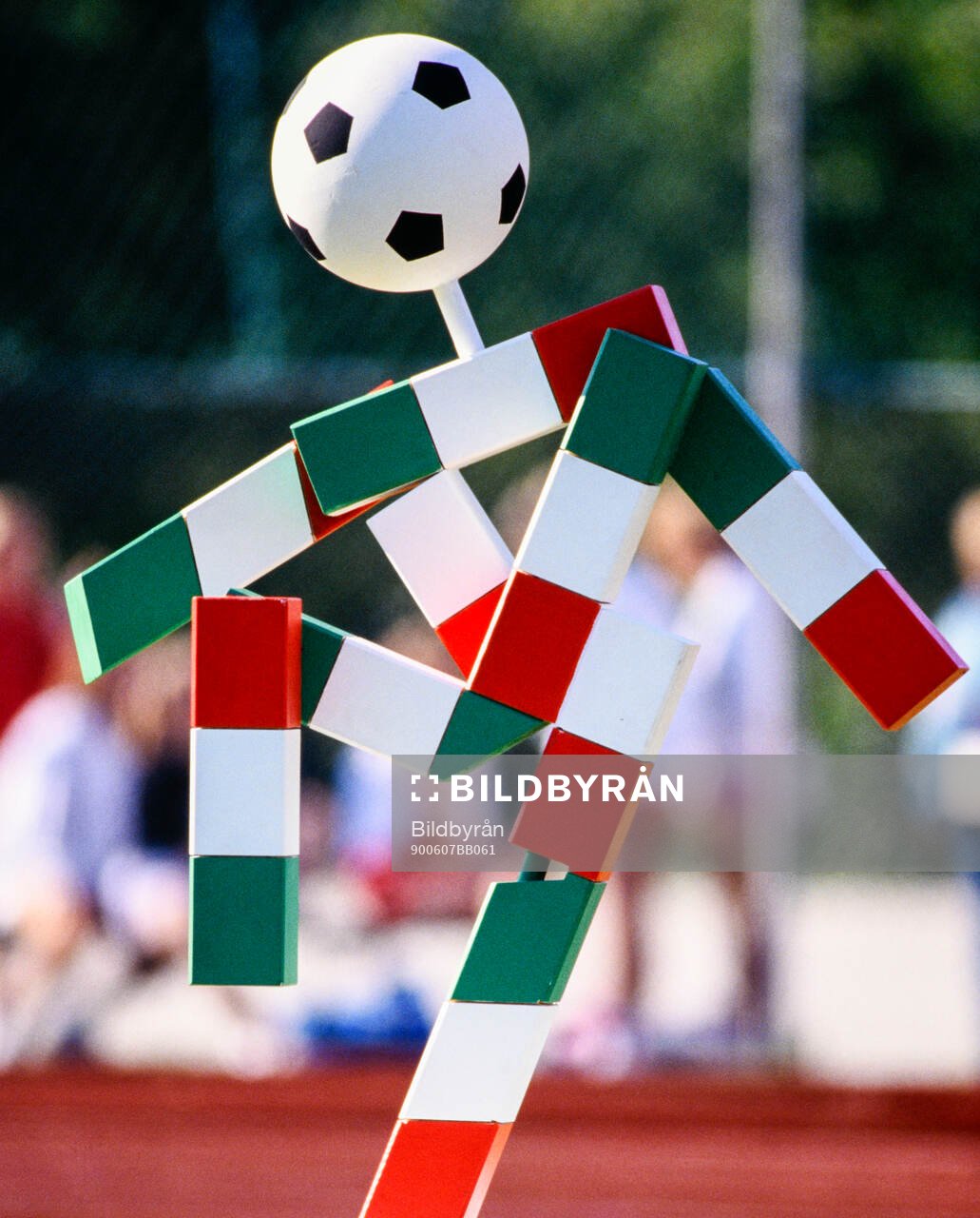 Fotboll, VM 1990, Italien, Förhands, logo. Football, FIFA