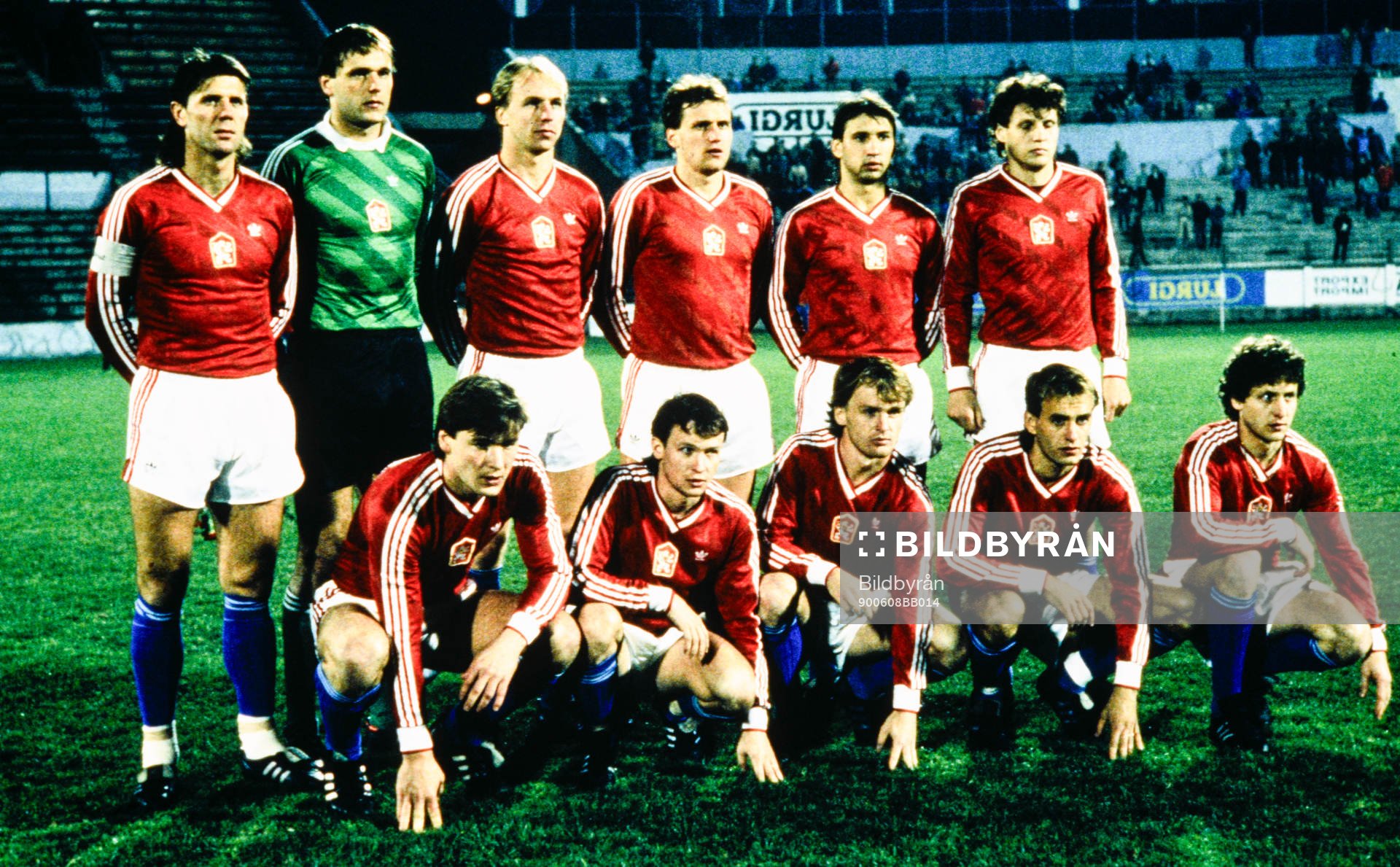 Fotboll, VM 1990, Lagbilder: Tjeckoslovakien.