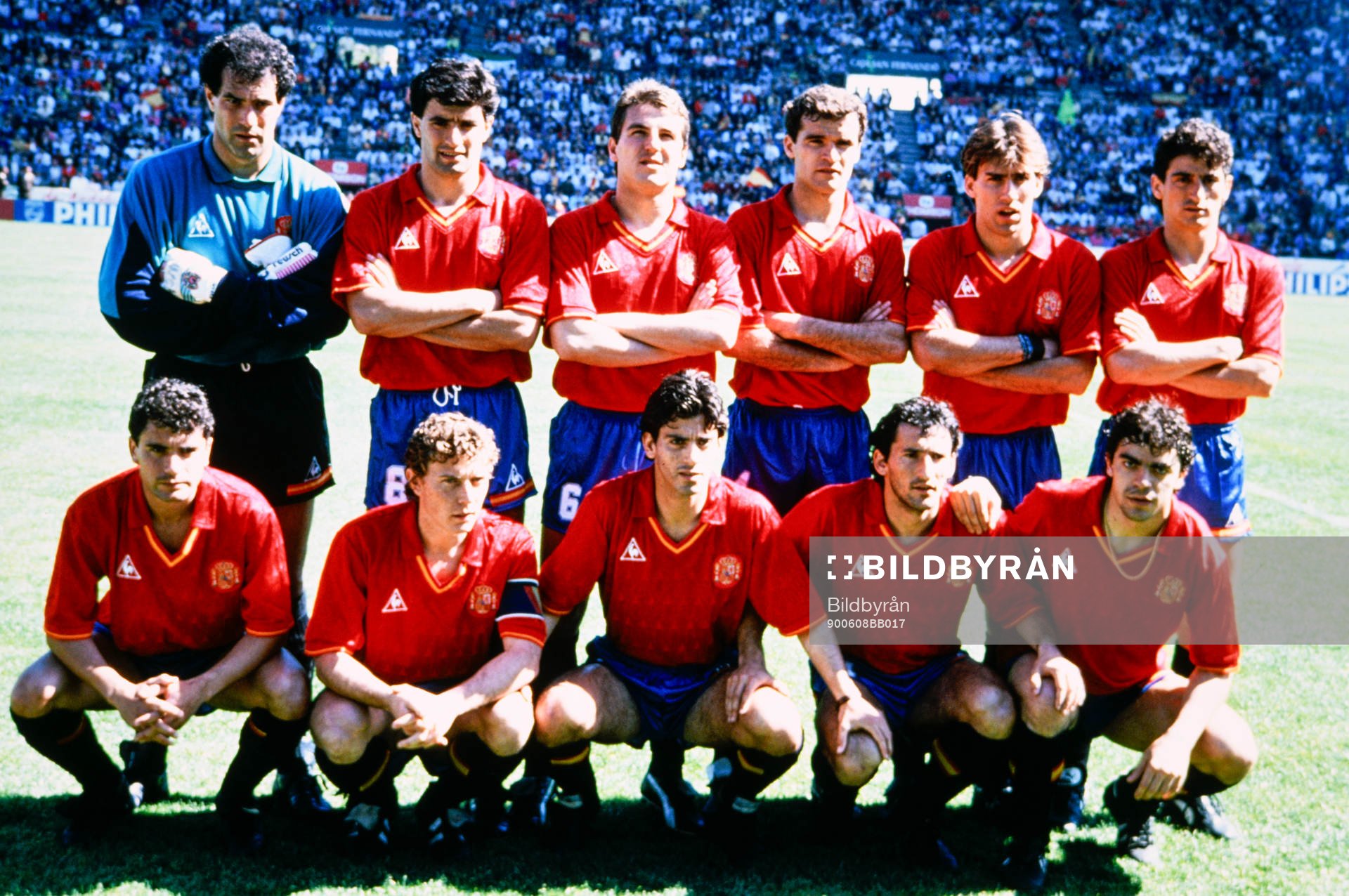 Fotboll, VM 1990, Lagbilder: Spanien