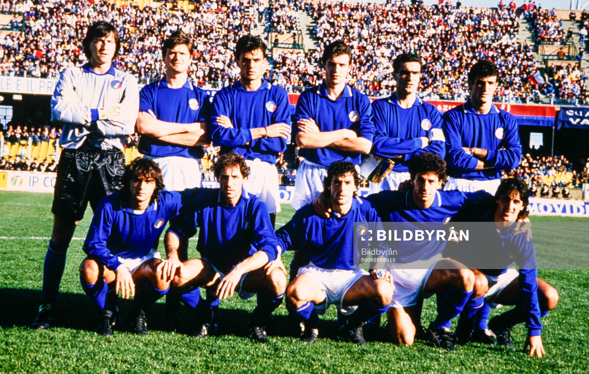 Fotboll, VM 1990, Lagbilder: Italien.